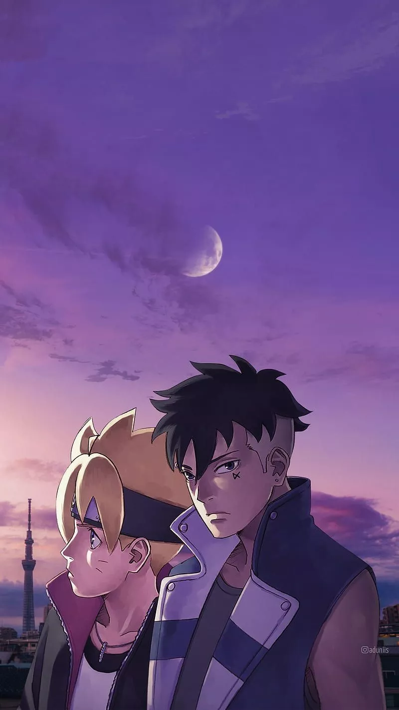 Kawaki and Boruto, naruto, japan