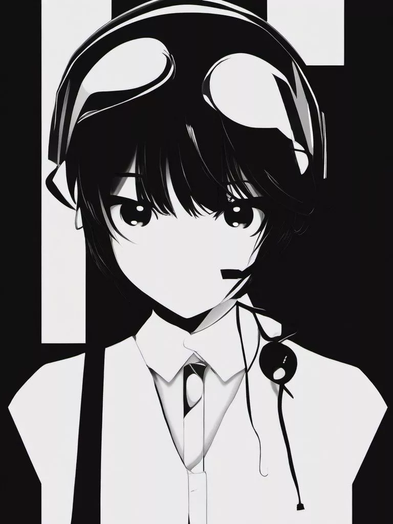 Black Minimalist Anime Wallpaper