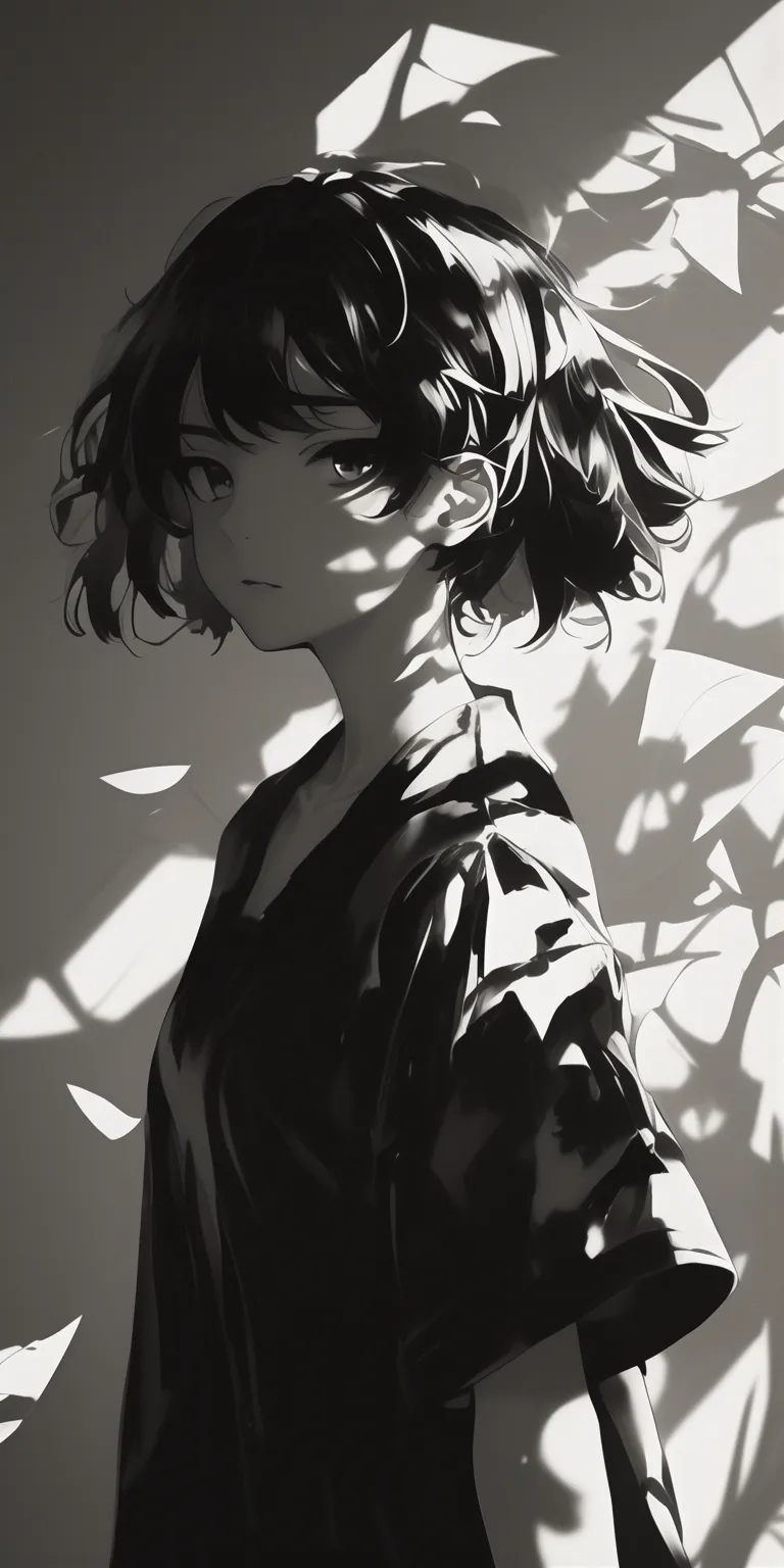 Black And White Anime Wallpaper