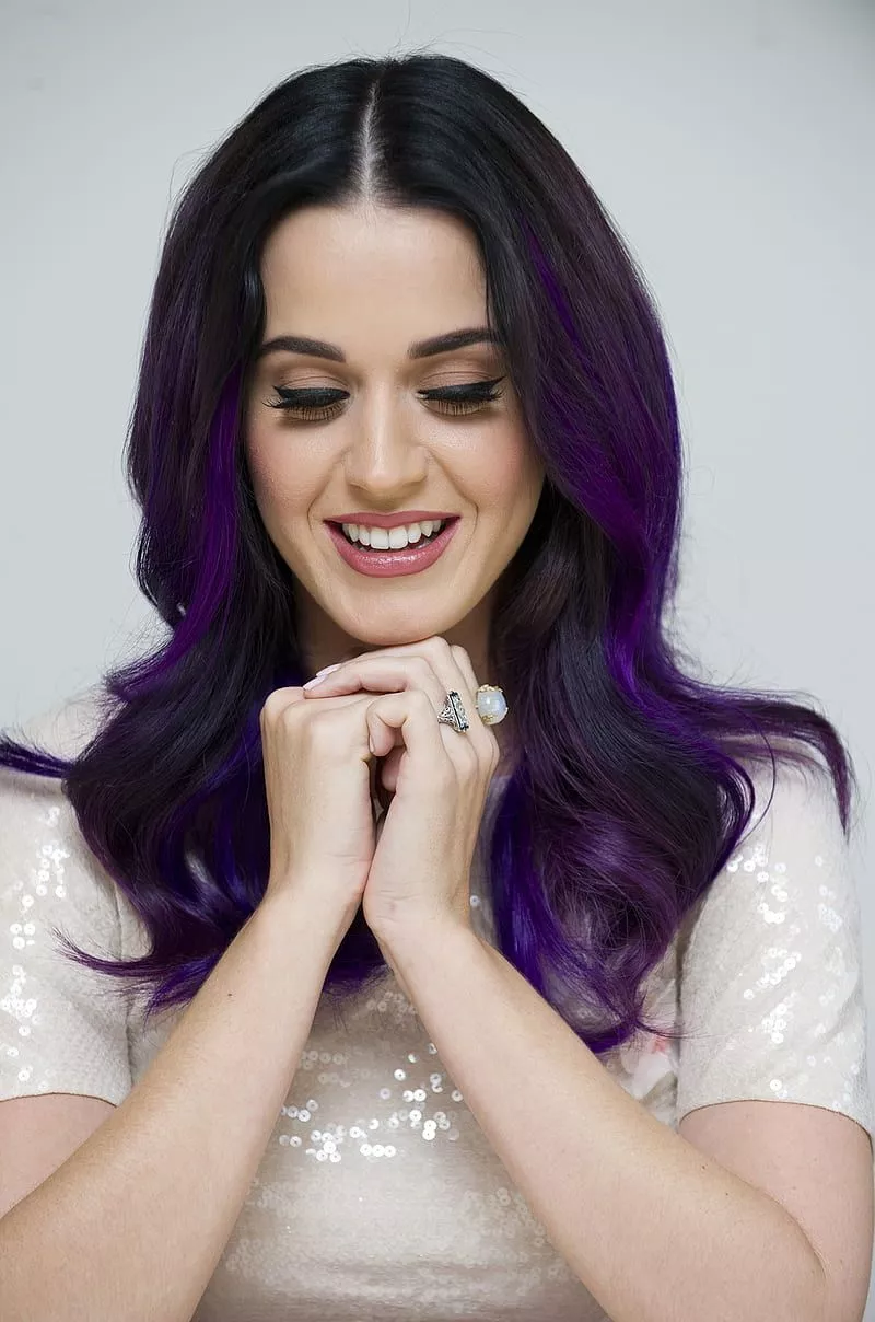 Katy Perry, singer, dyed hair, HD phone