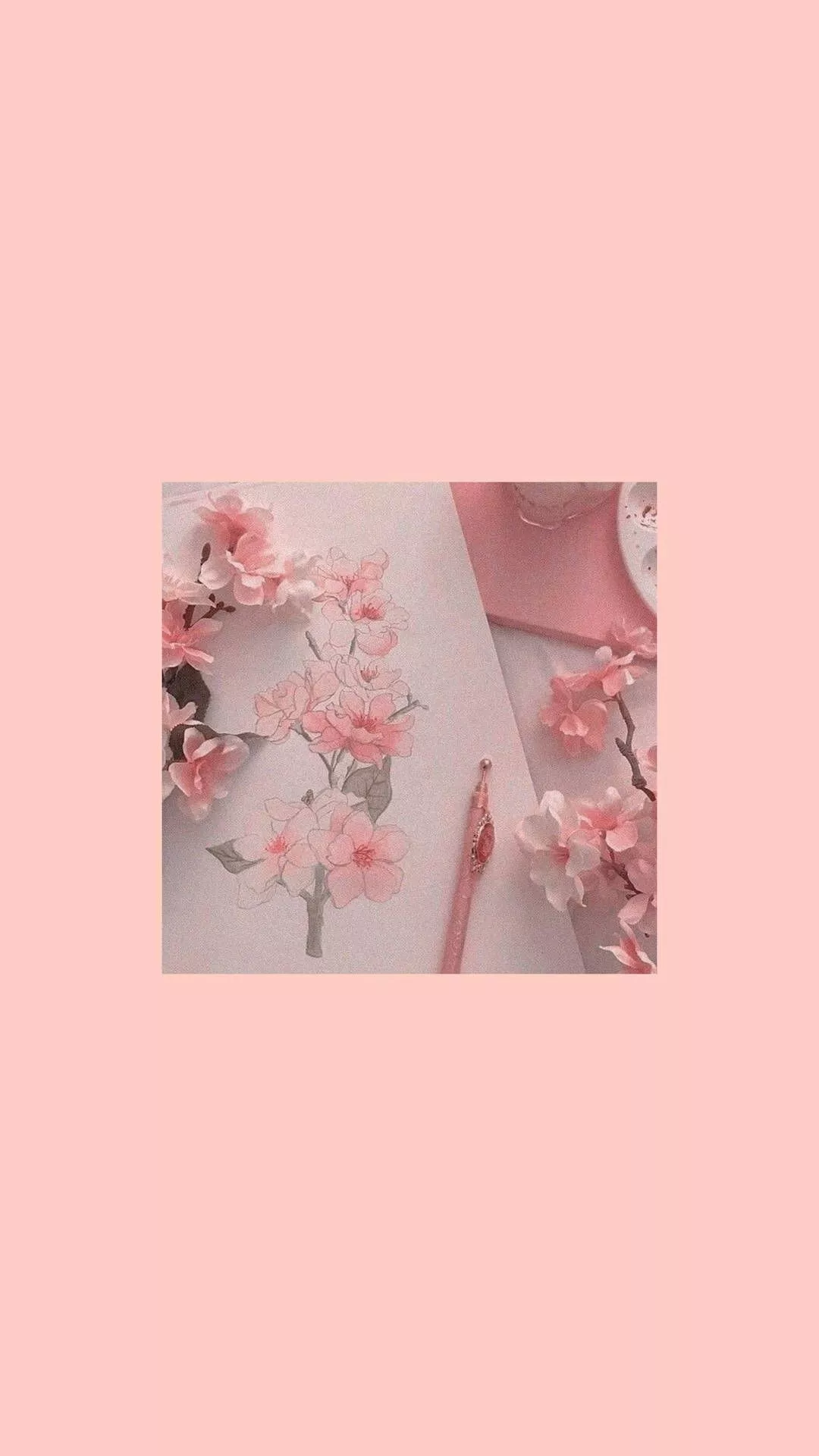 Aesthetic Background For Pink Girl