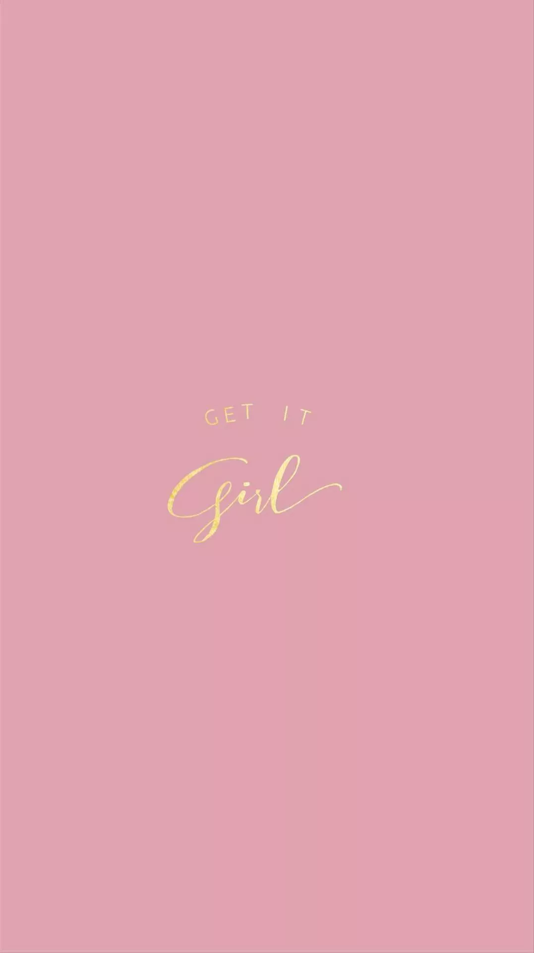 Pink Girl iPhone Wallpaper