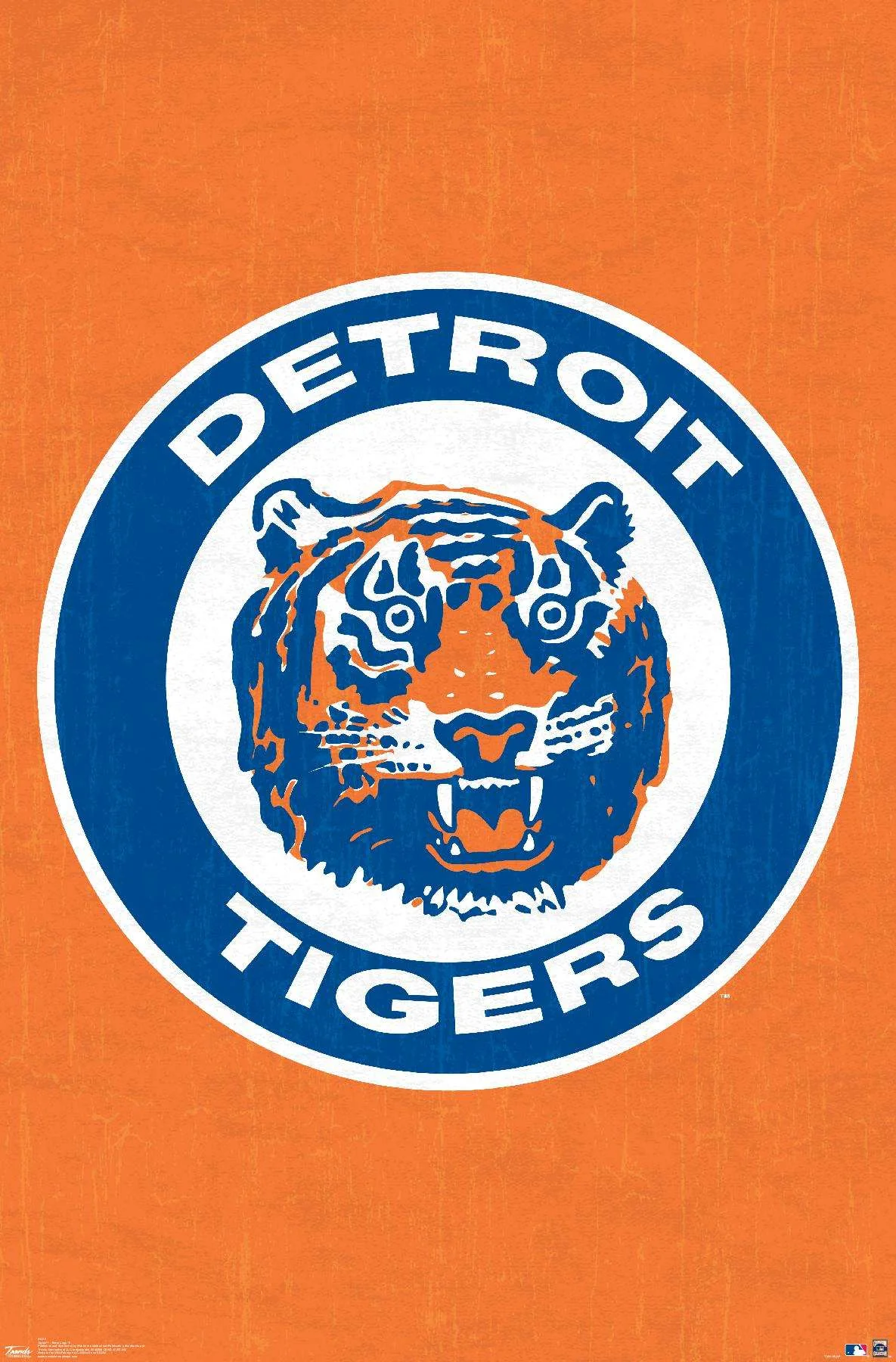 MLB Detroit Tigers Logo 14 Wall