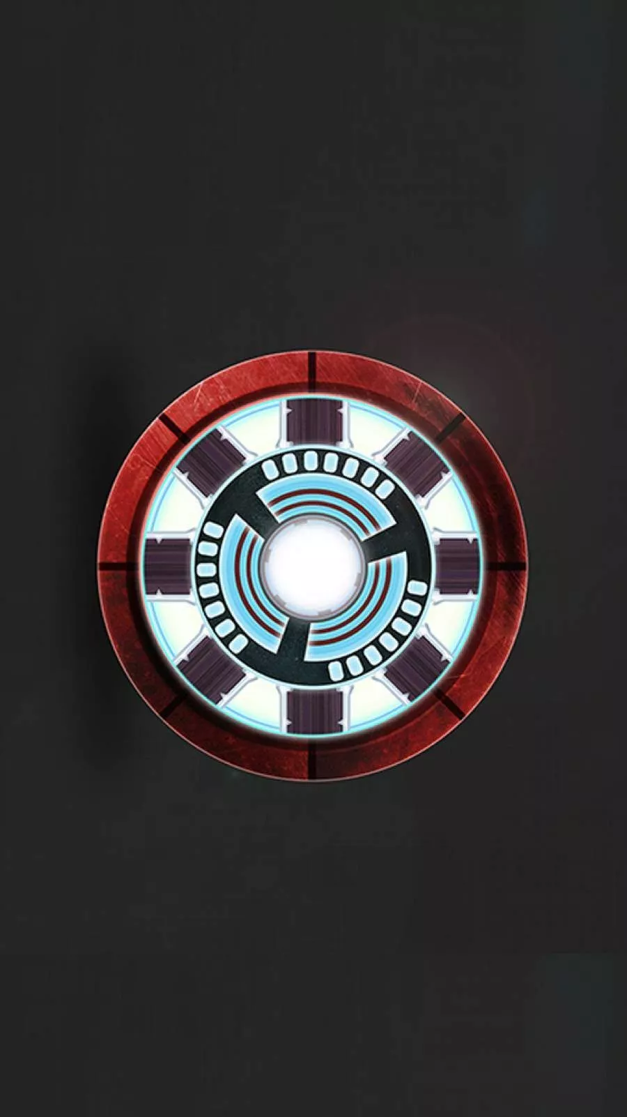 Arc Reactor Iron Man iPhone Wallpaper