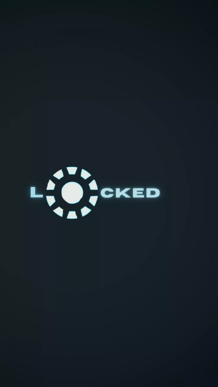 arc reactor locked lockscreen wallpaper
