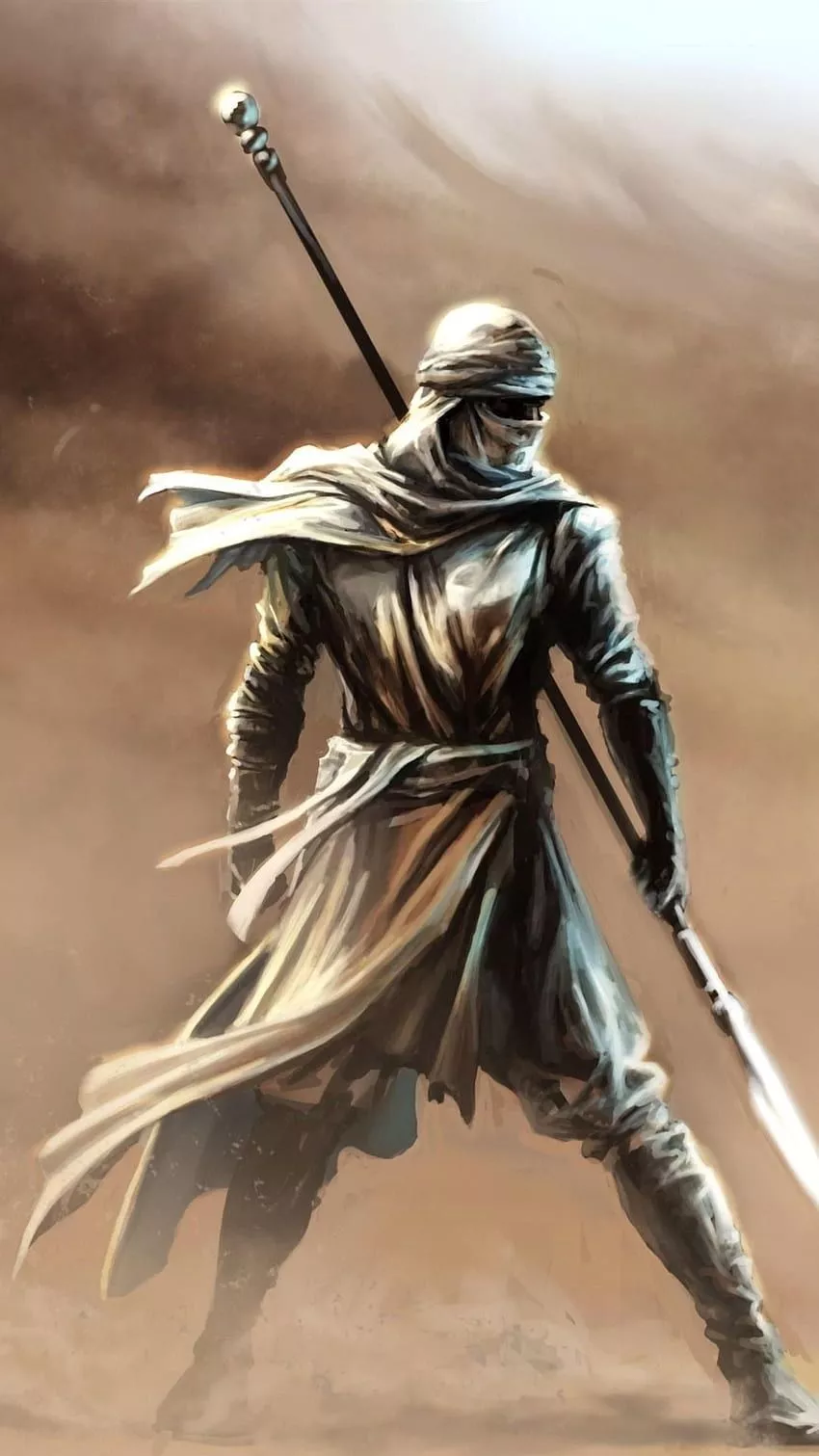 Dragon And Warrior, Fight, Art IPhone 8