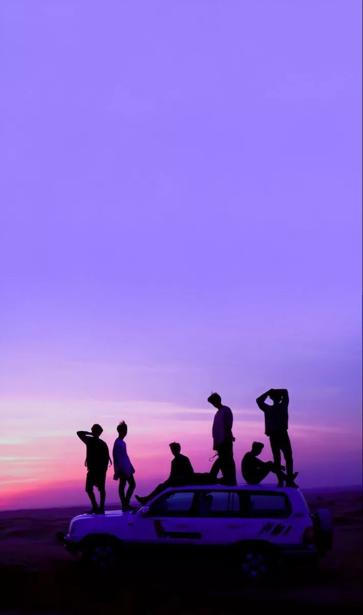 BTS PURPLE WALLPAPER LOCKSCREEN