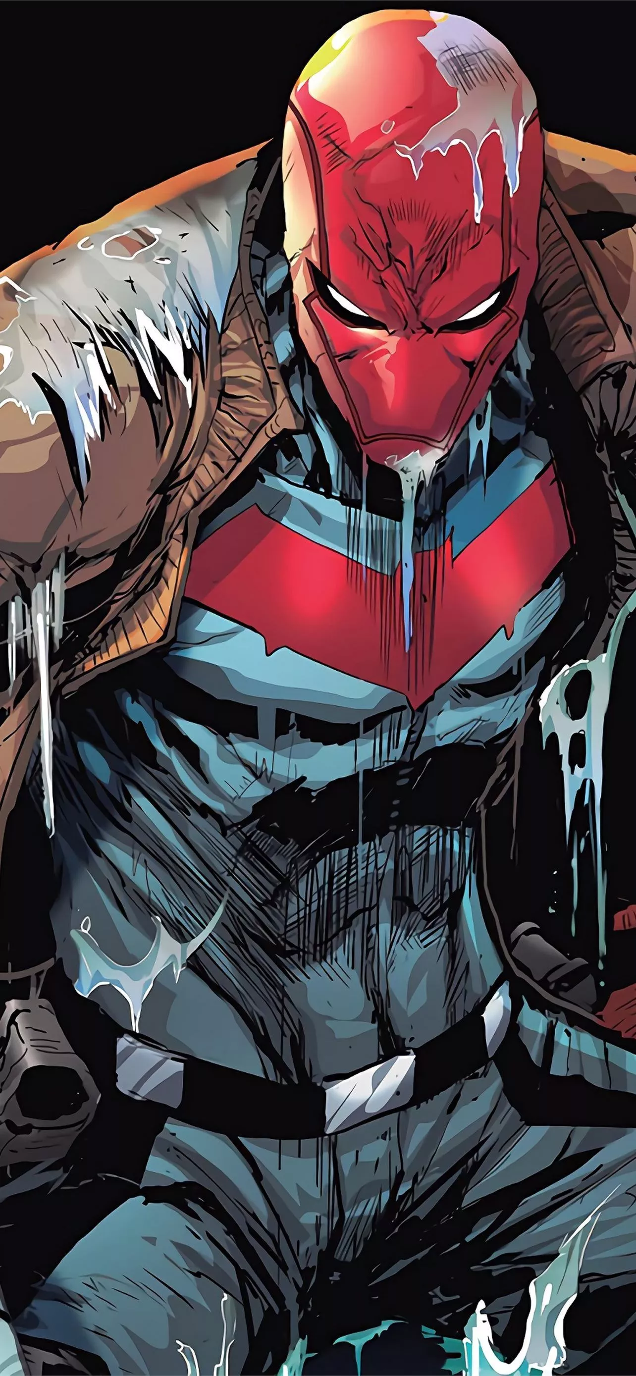 Red Hood 4K iPhone Wallpaper