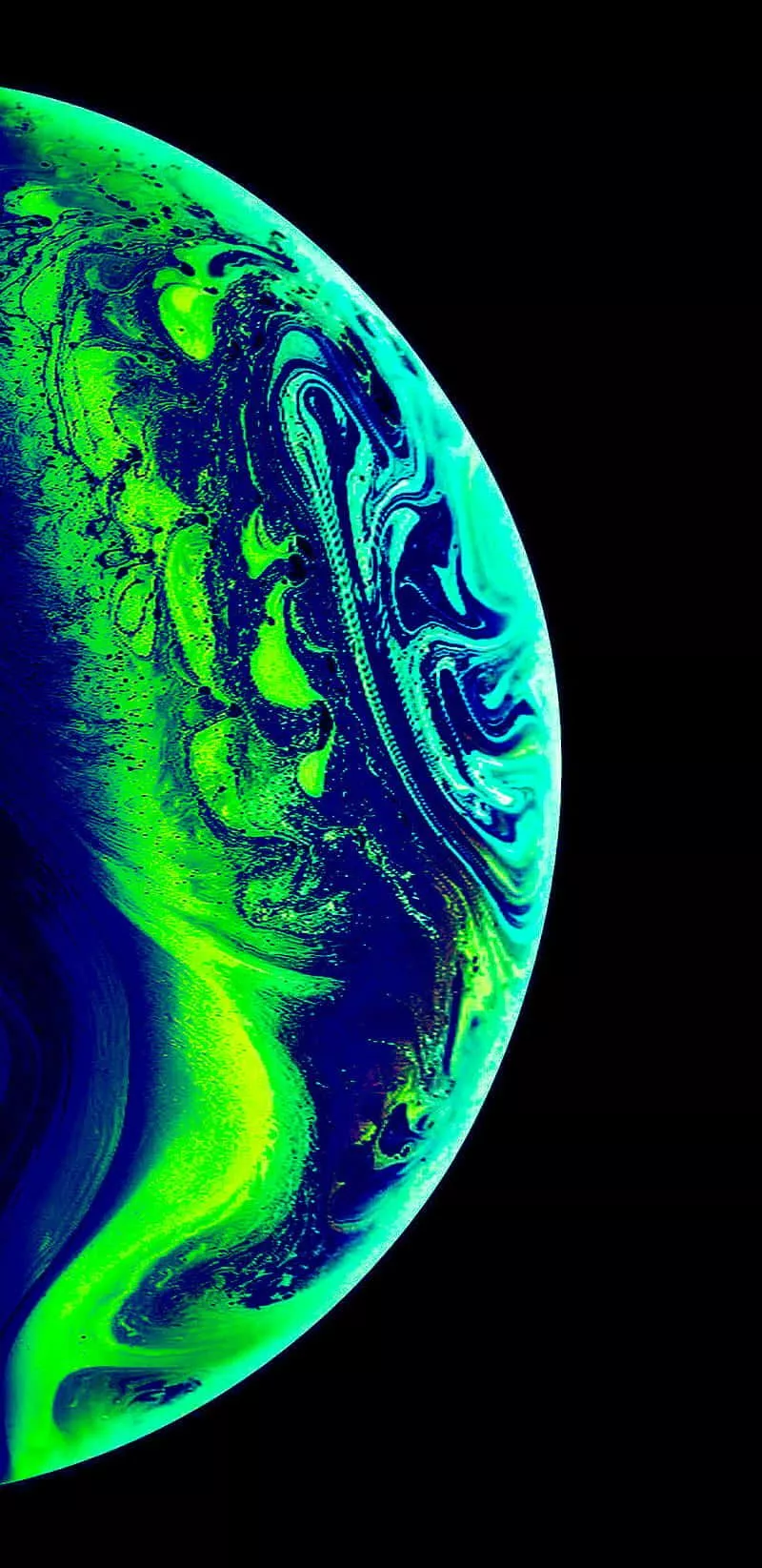 Download Free Apple IPhone X Blue Green