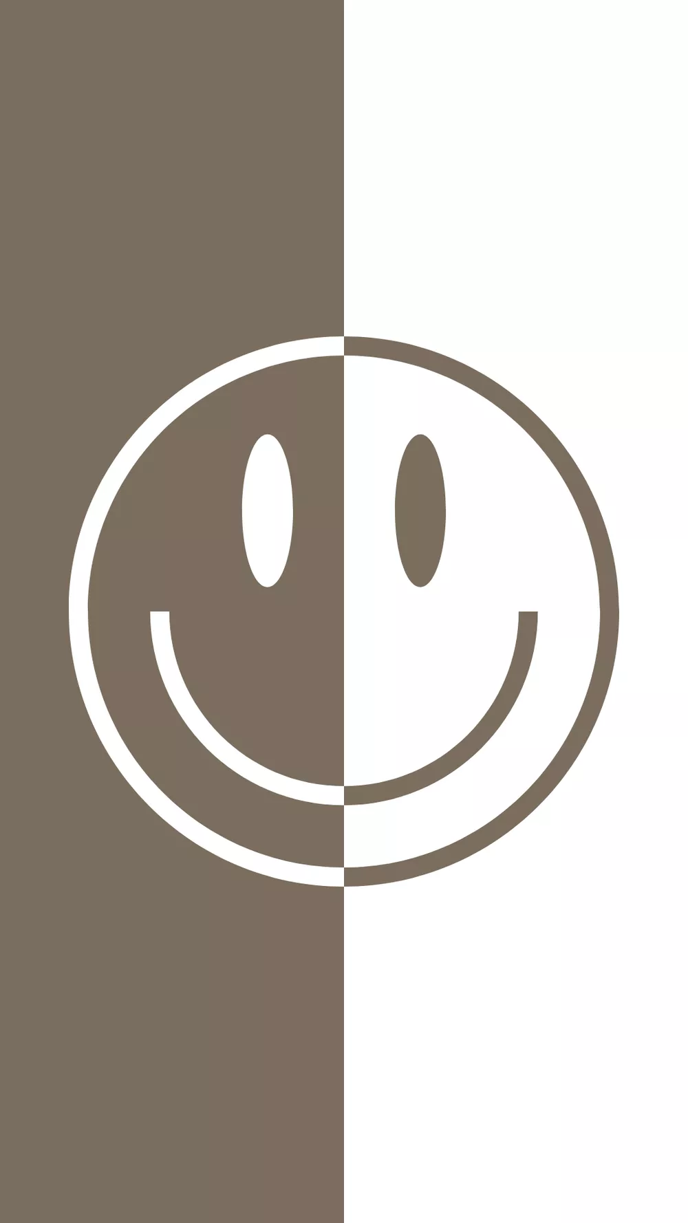 Dual Smiley iPhone Wallpaper