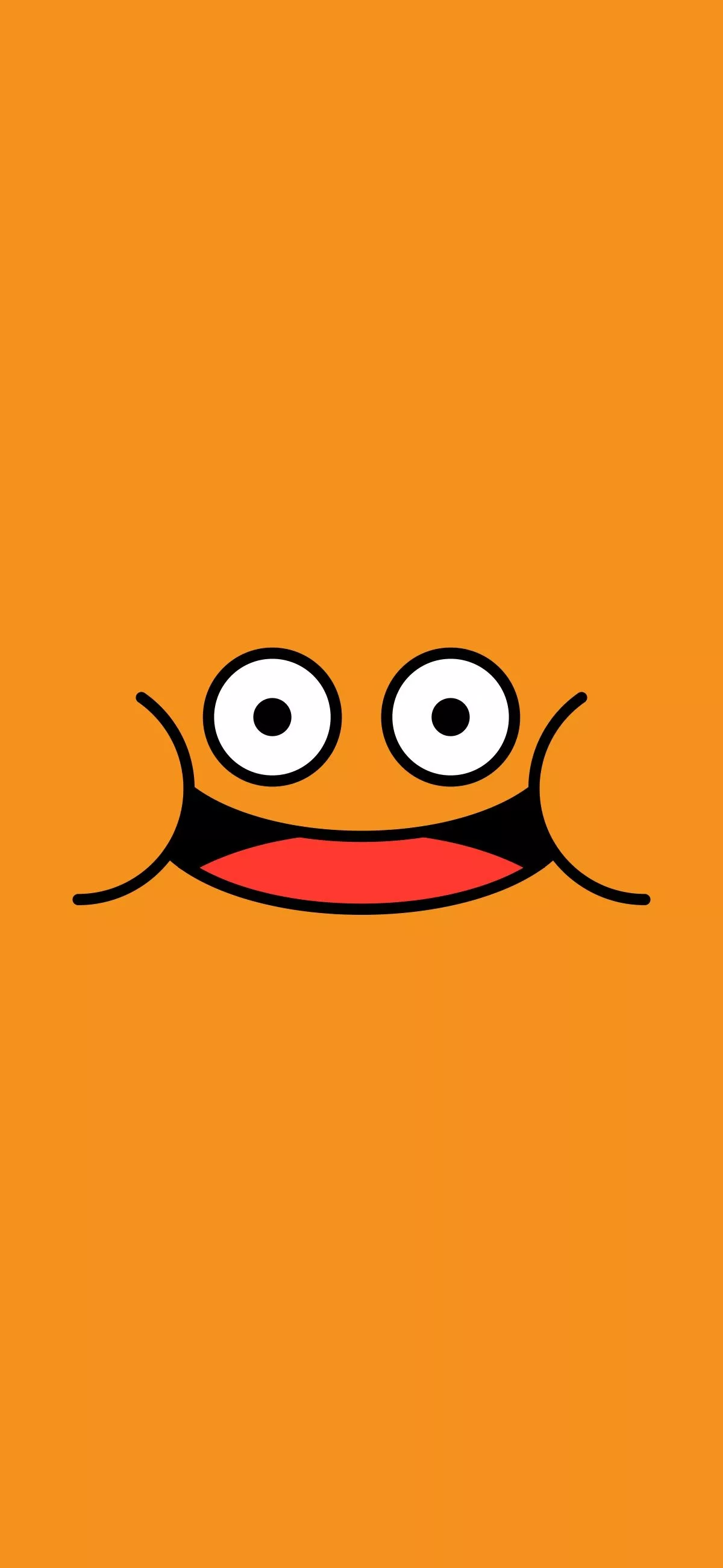 Most Popular Orange Smiley Face Wallpaper