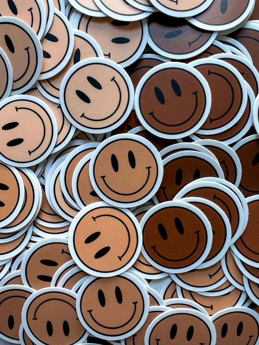Mixed Smiley Face Mini Sticker Pack