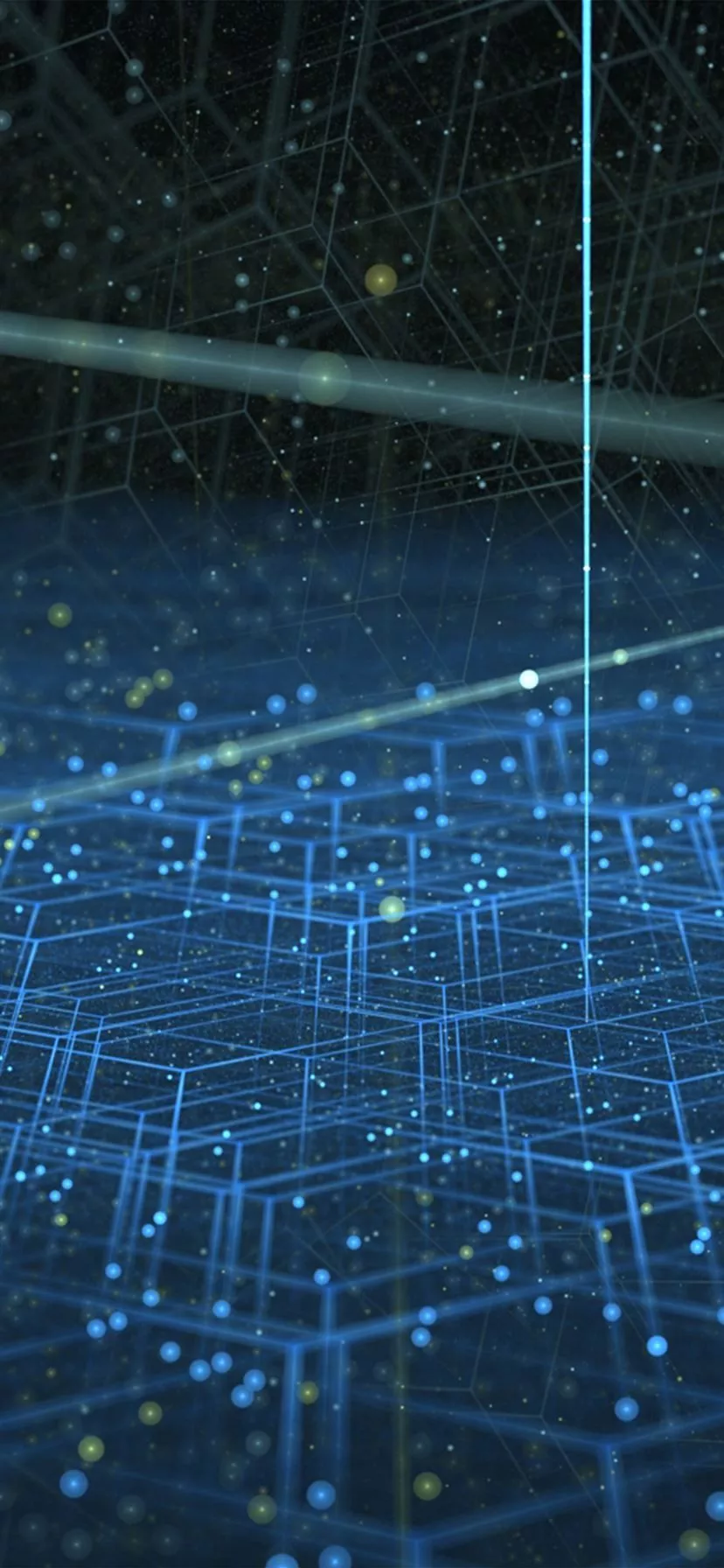 Digital abstract blue pattern