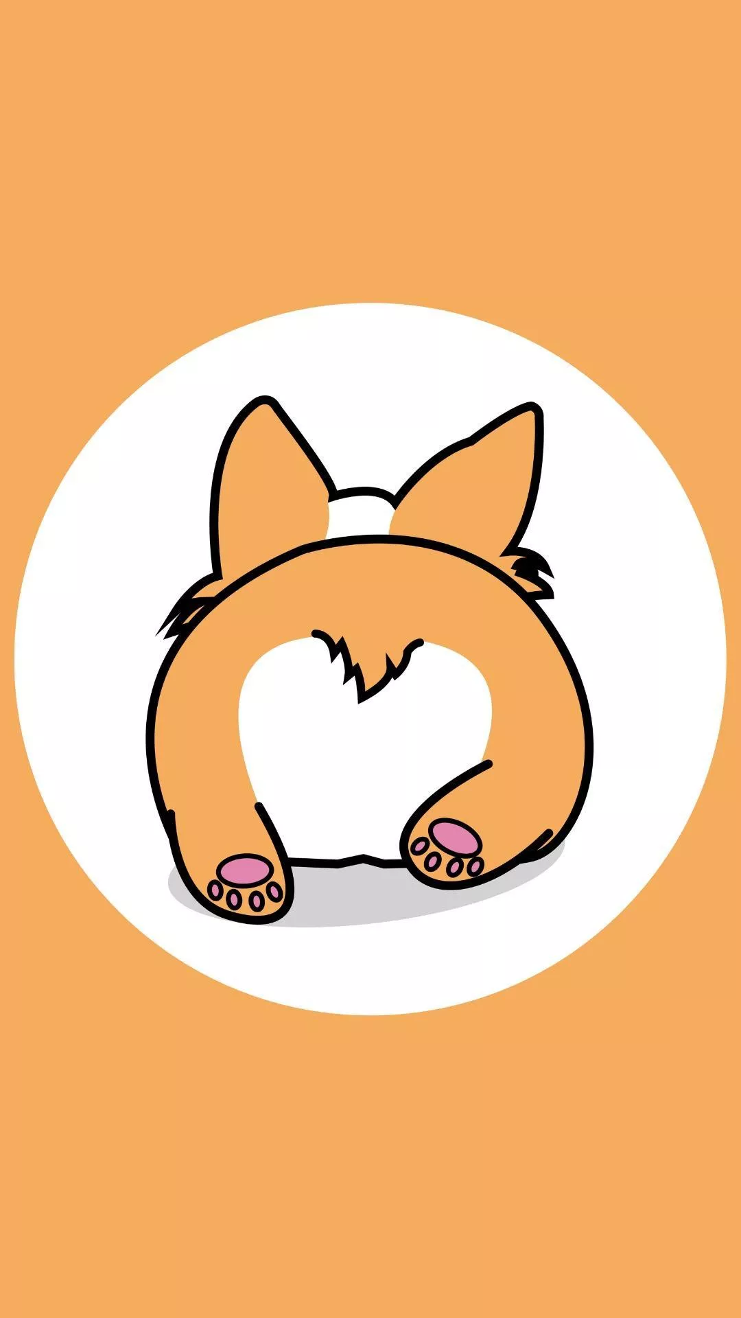 Chibi Corgi Wallpaper