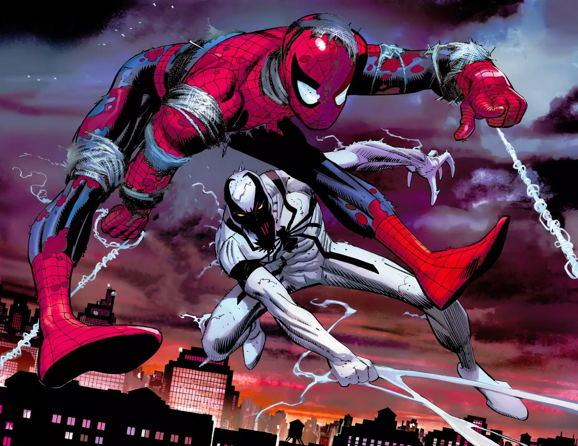 Spider Man Comic Anti Venom HD Wallpaper