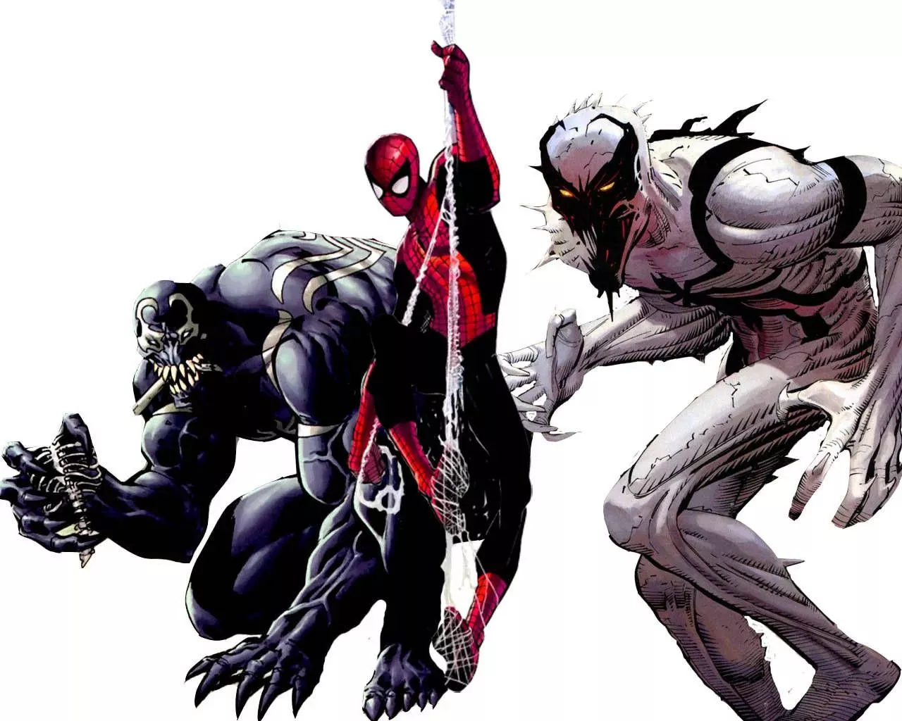 Venom, Spiderman, Anti Venom In White