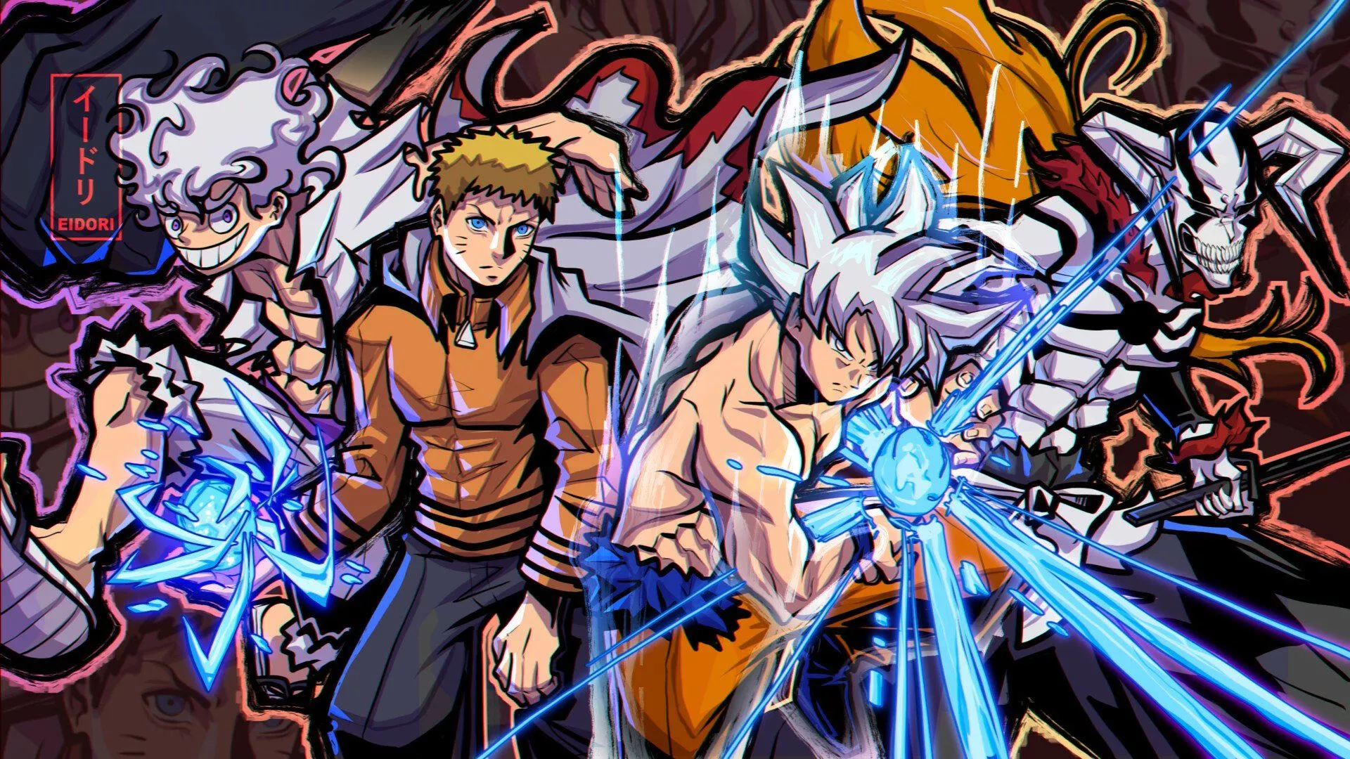 Download Goku Naruto Uzumaki Monkey D