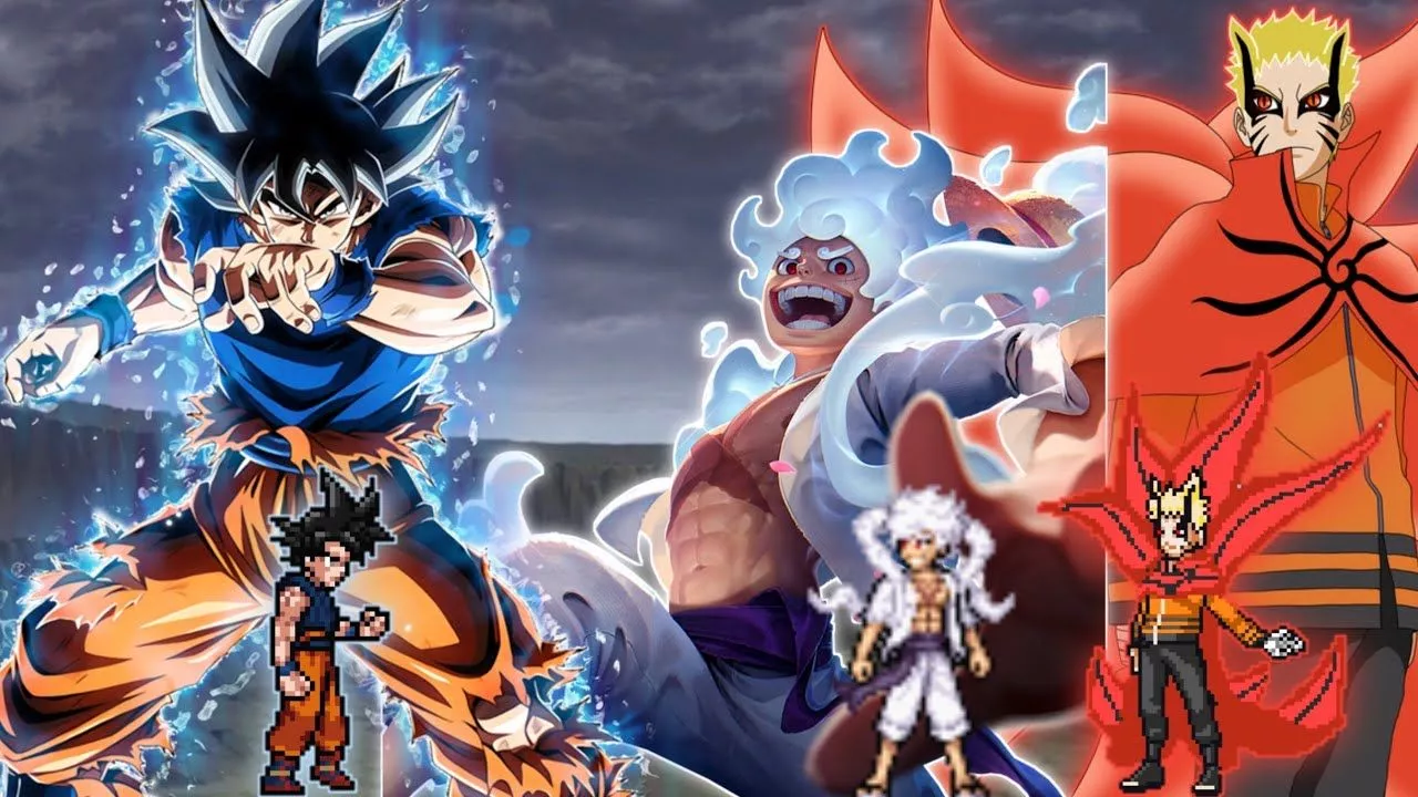 Manga Goku OP VS Baryon Naruto V3 OP