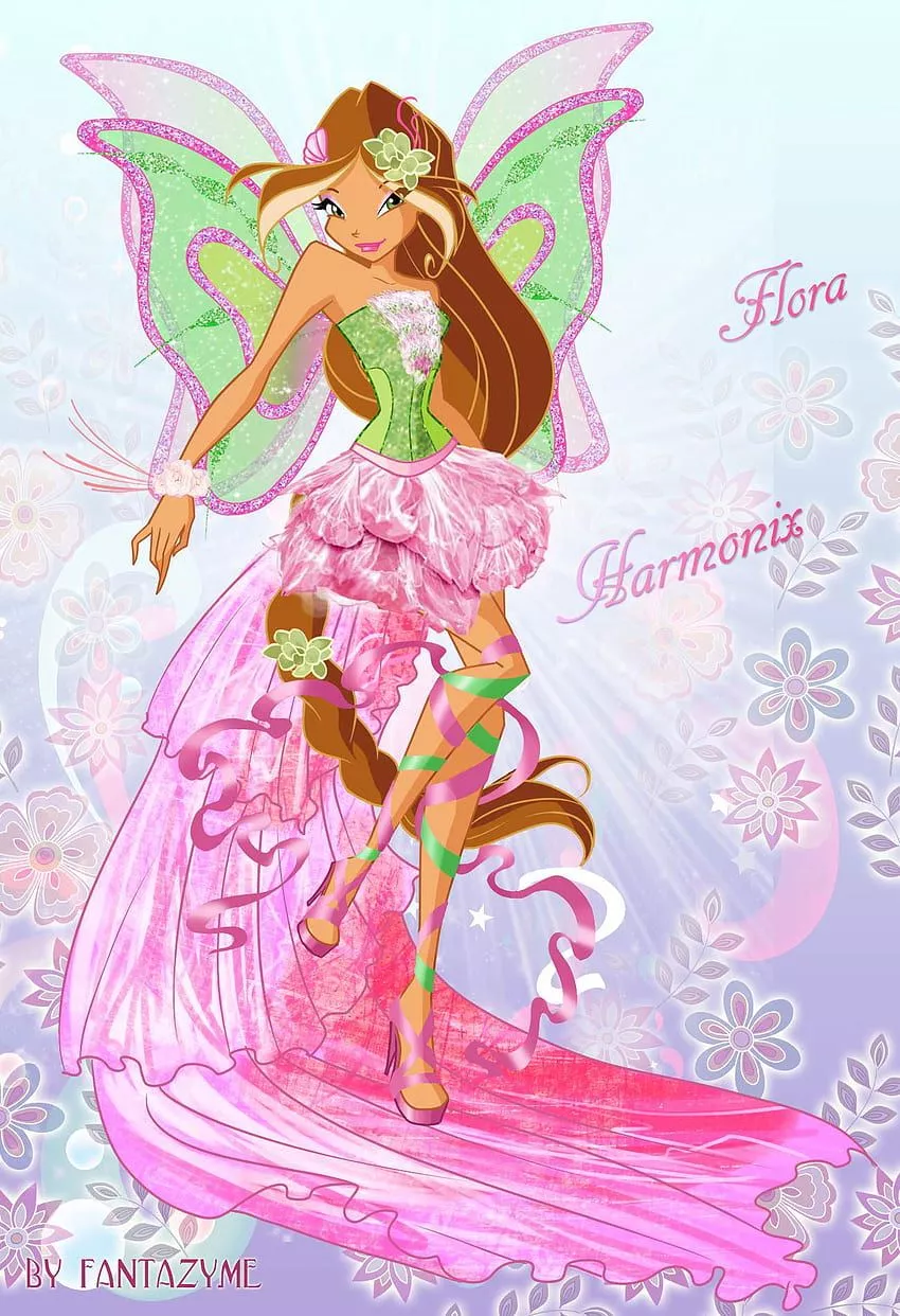 The winx club on flora HD wallpaper