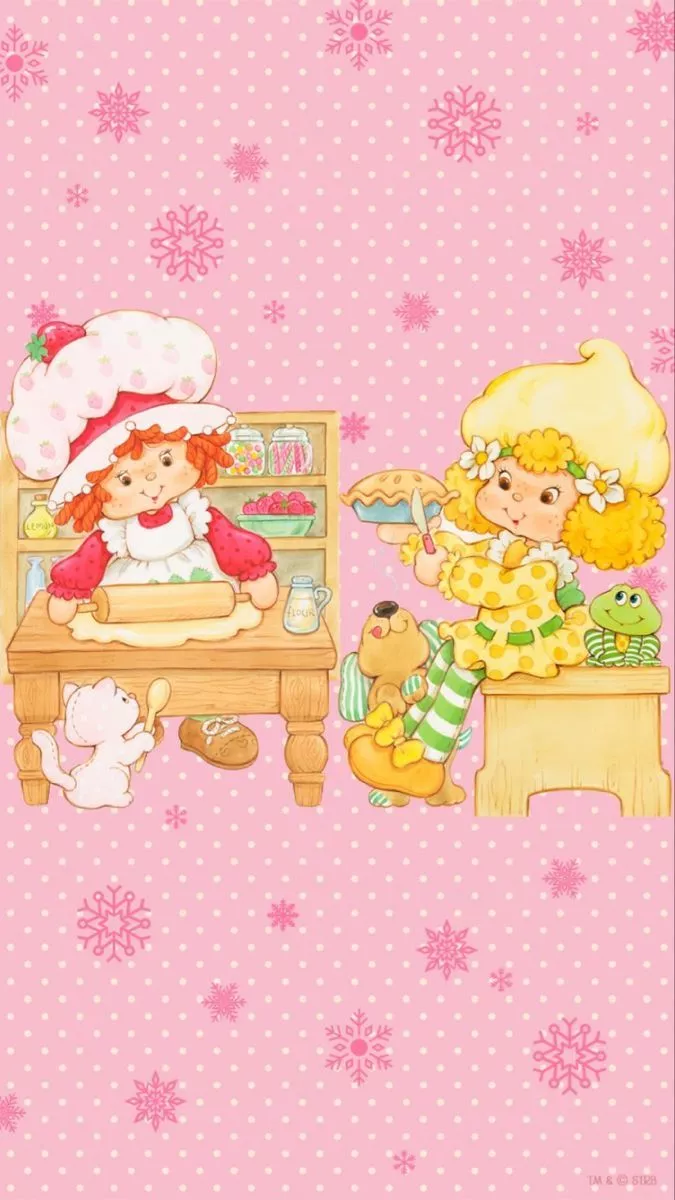 strawberry shortcake iphone wallpaper