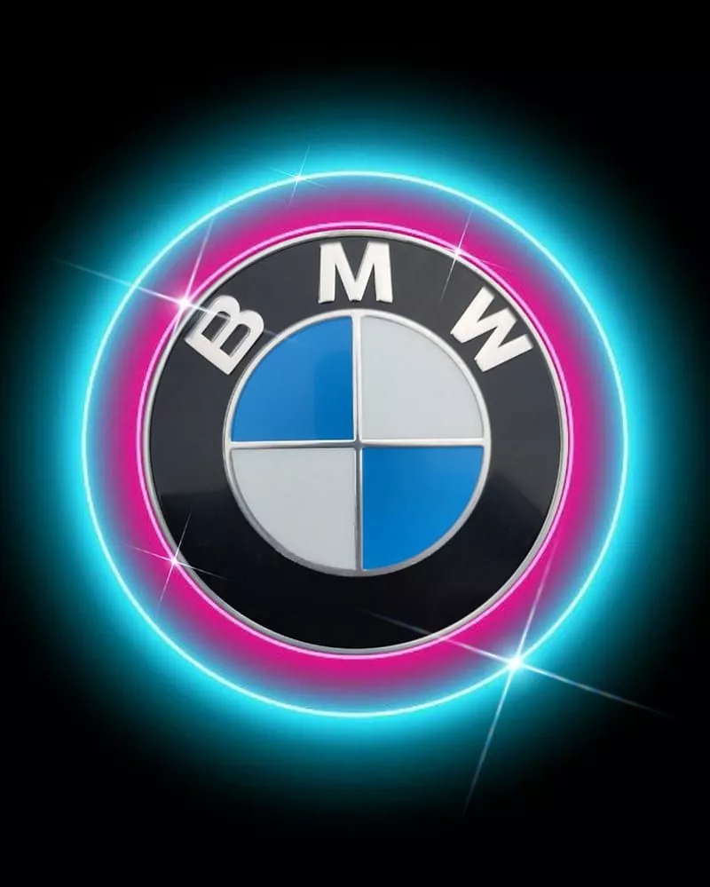 BMW logo, blue, bmw logo, motorsport