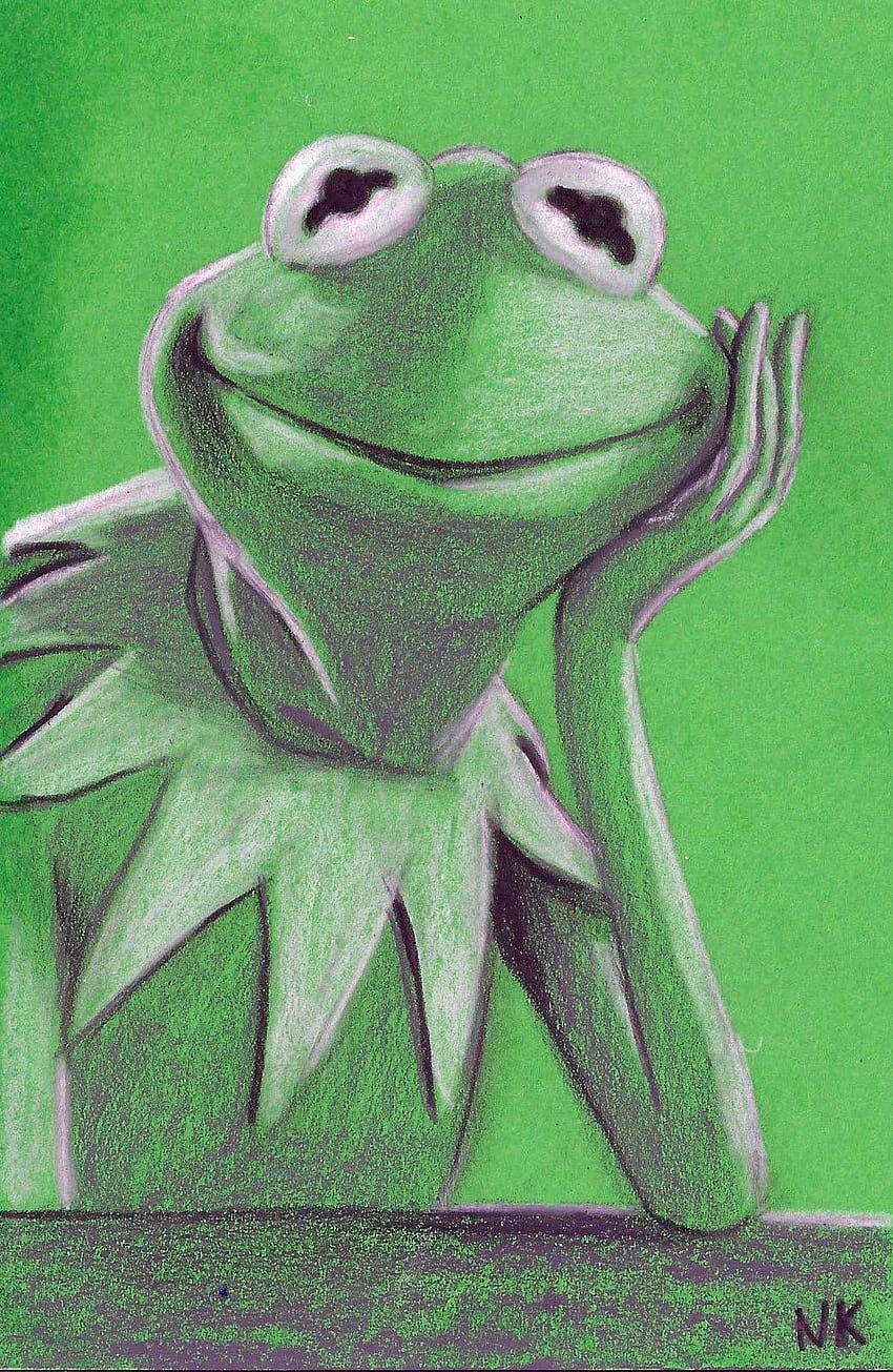 sad kermit HD phone wallpaper