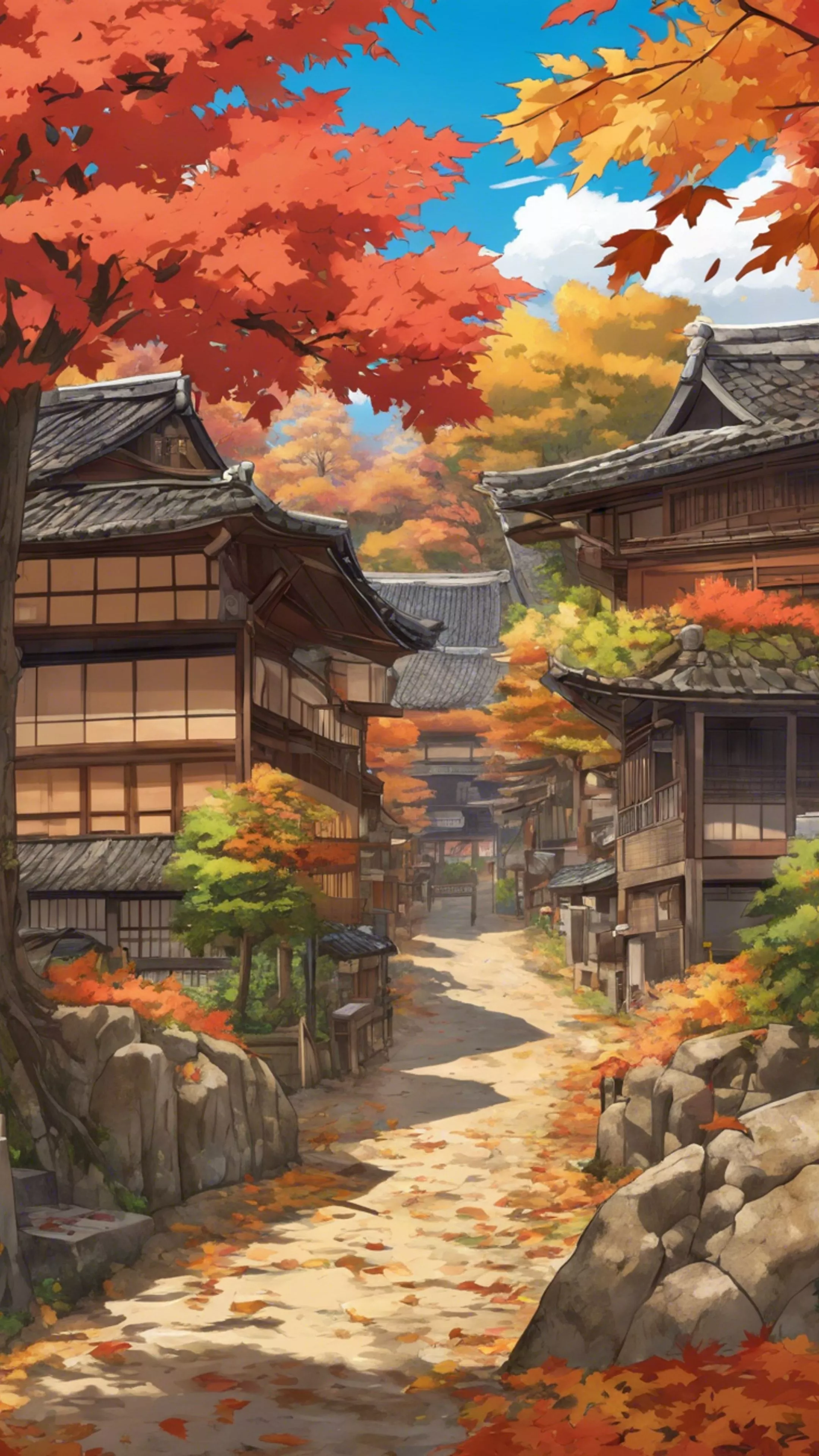 traditional Japanese village