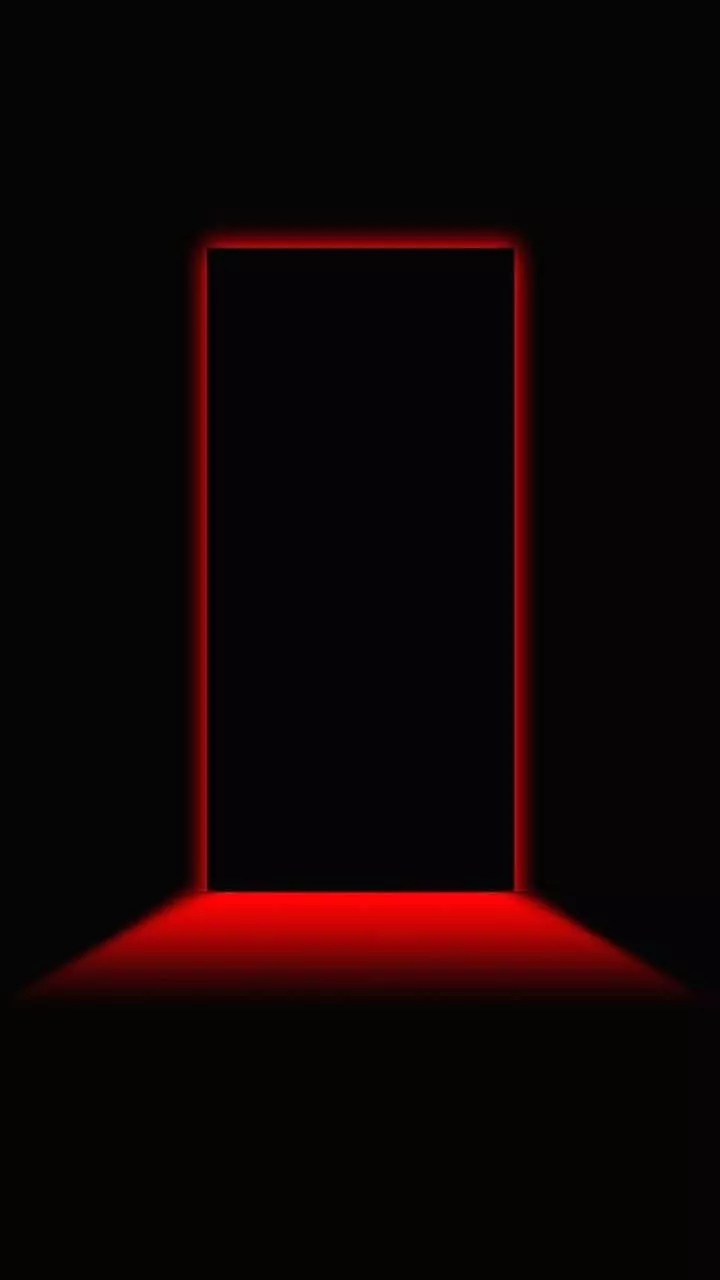 iPhone 11 Minimalist Red Wallpaper