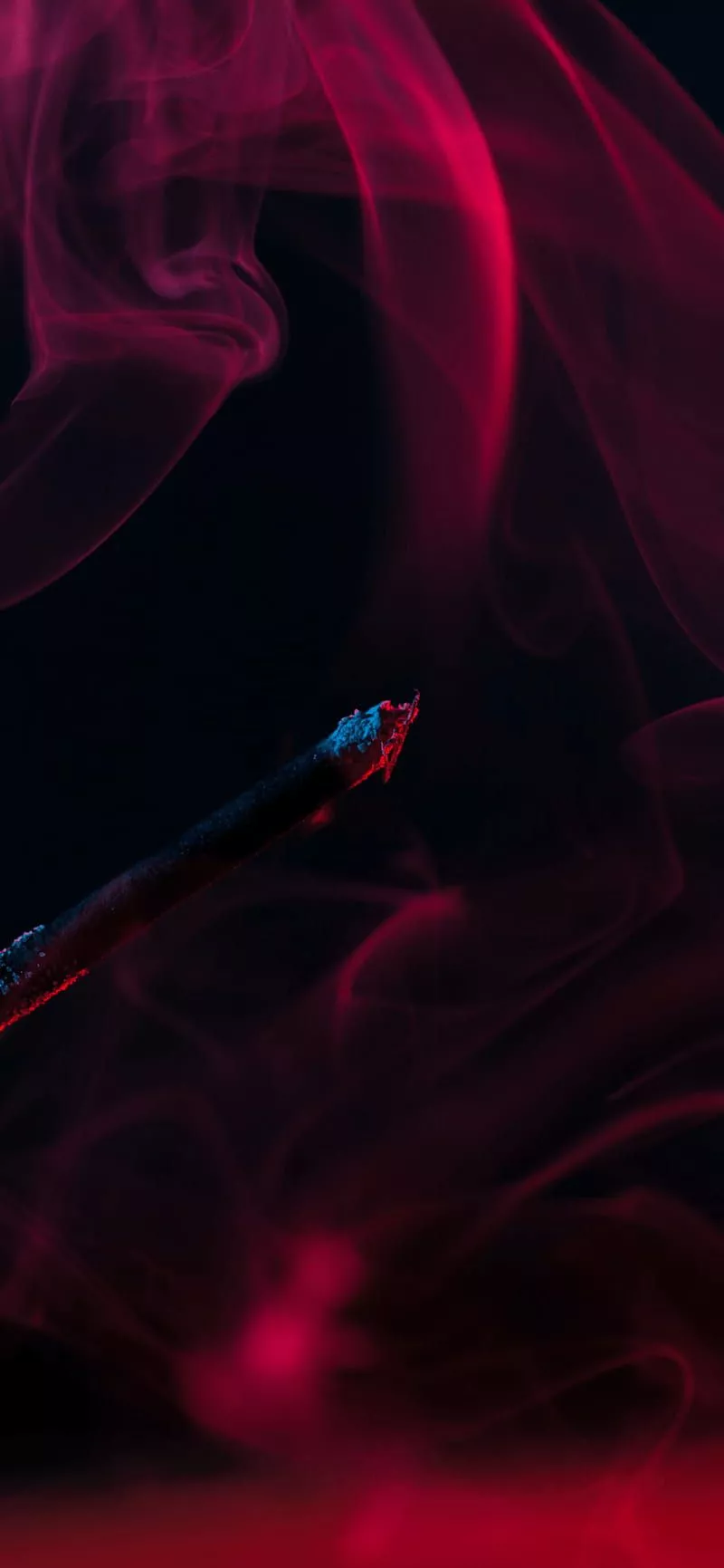 Red and Black Smoke, HD phone wallpaper