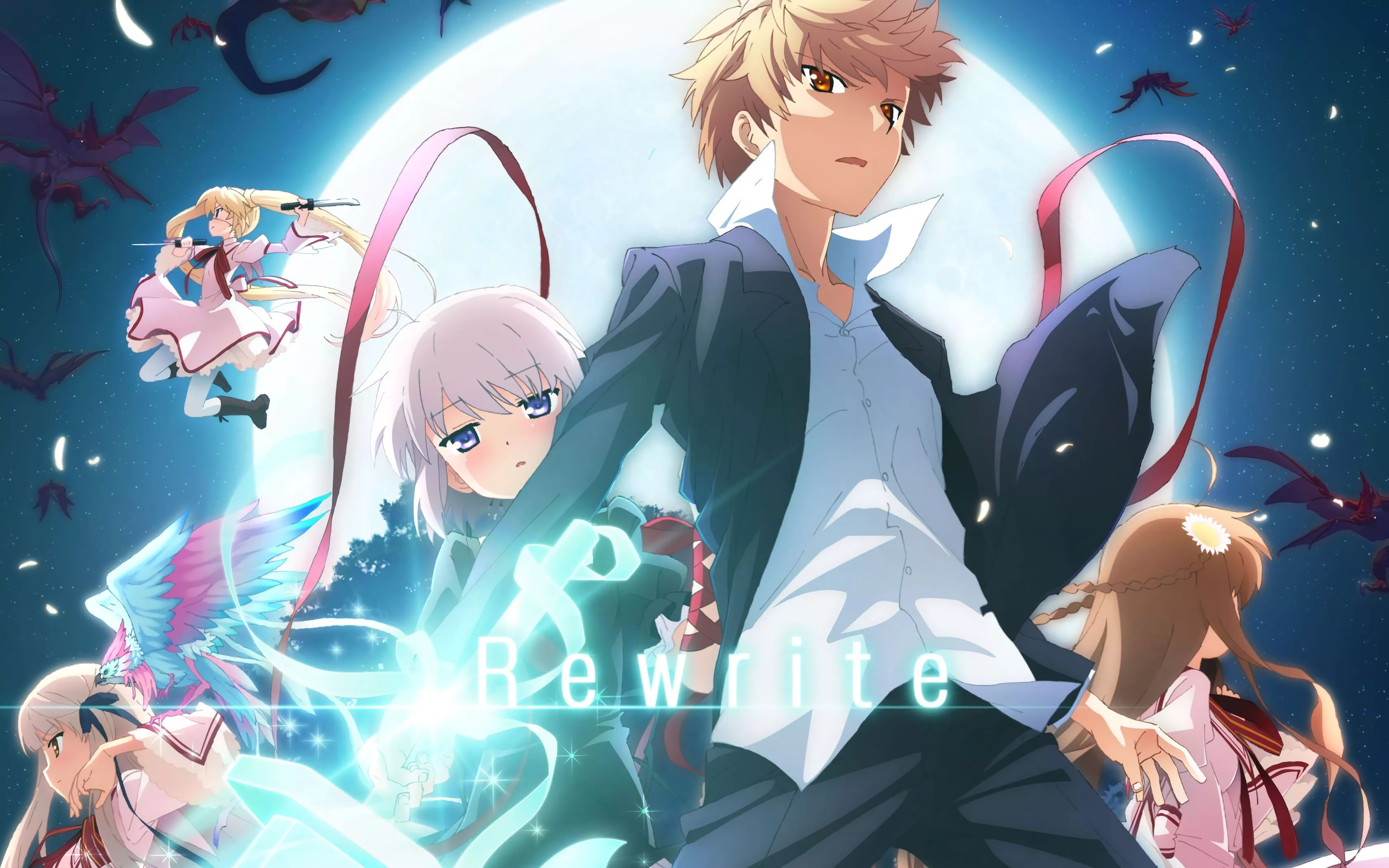HD desktop wallpaper: Anime, Rewrite