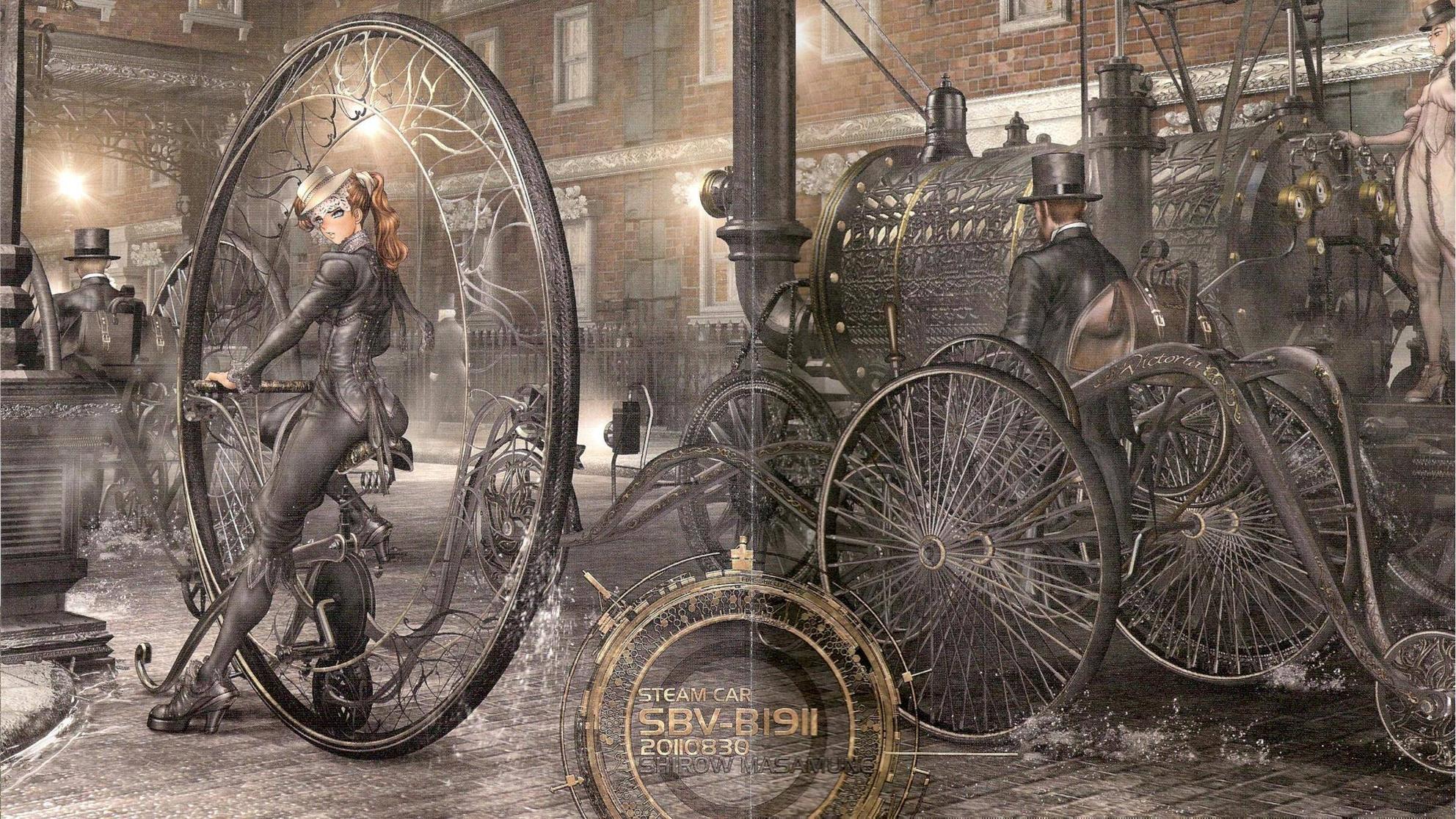 Steampunk Dreams: A Sci Fi HD Wallpaper