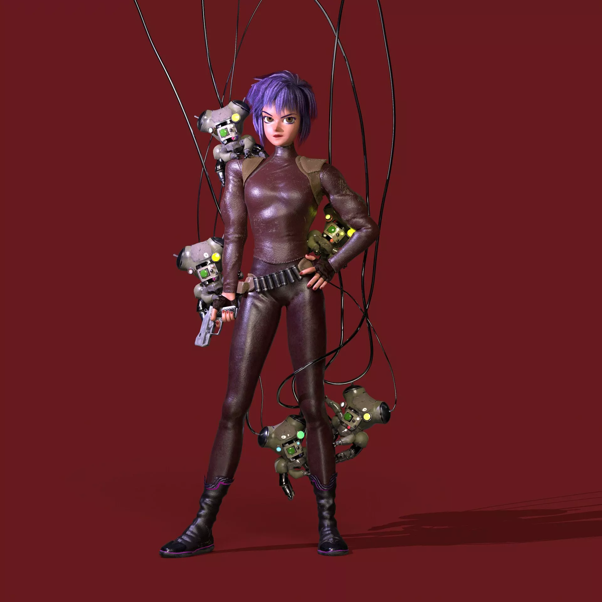 Character model by Art Shirow Masamune