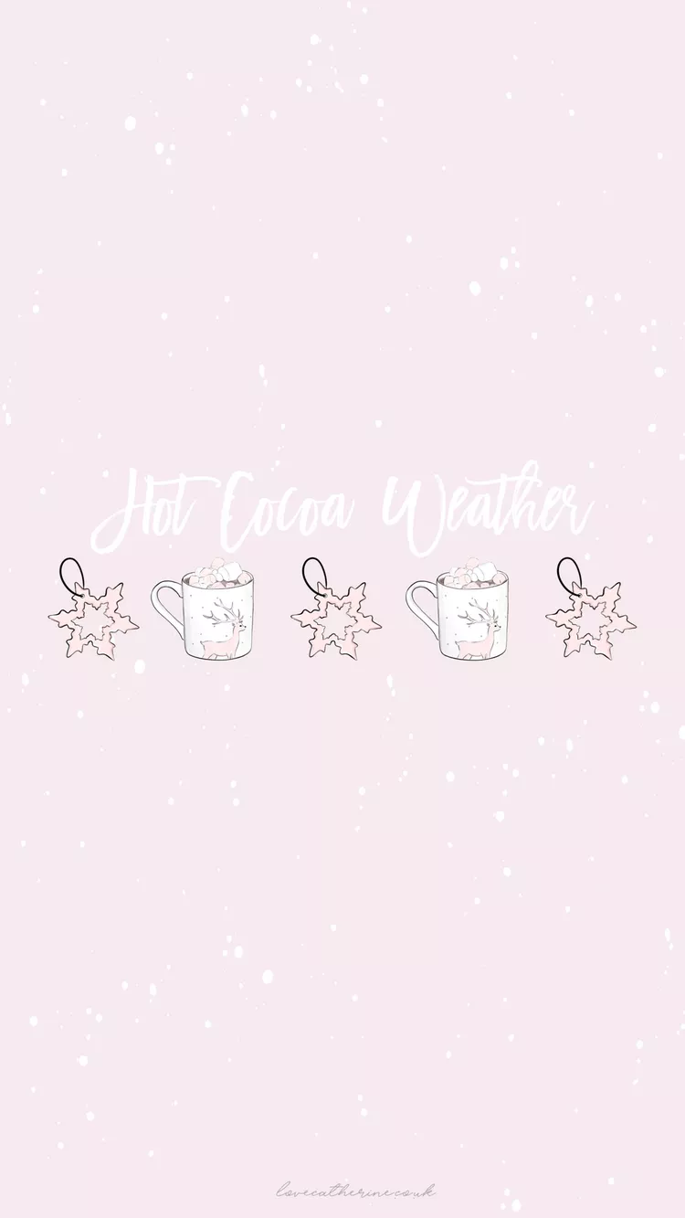Cute & Girly Winter Phone Wallpaper