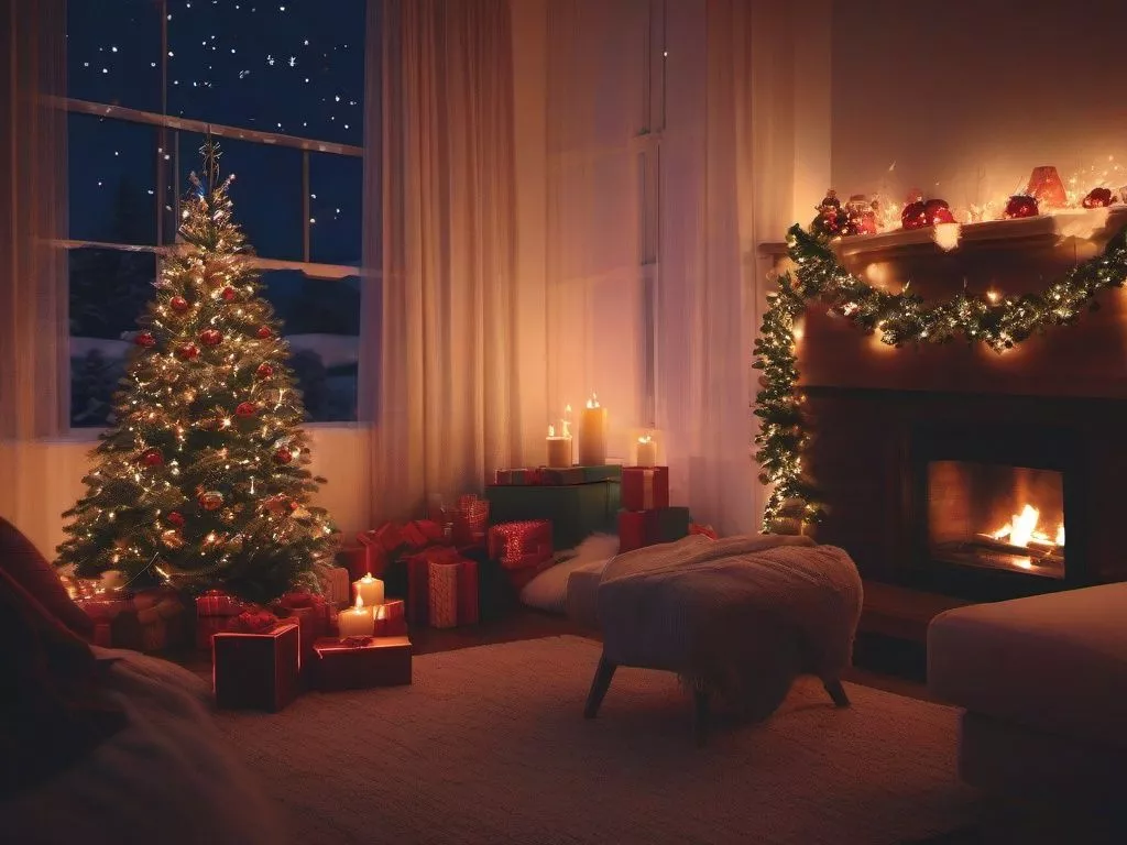 Cozy Christmas Aesthetic Wallpaper