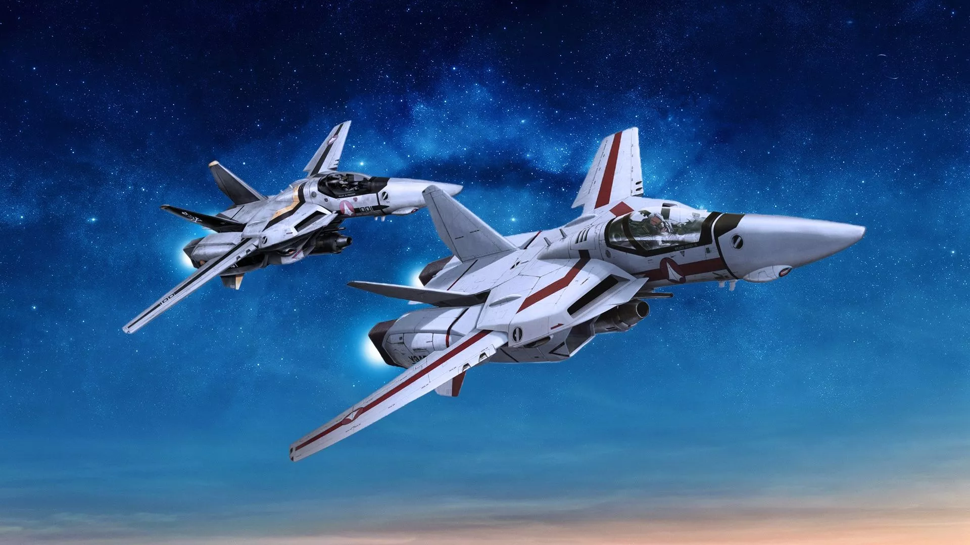 Wallpaper aircraft, Macross, Robotech