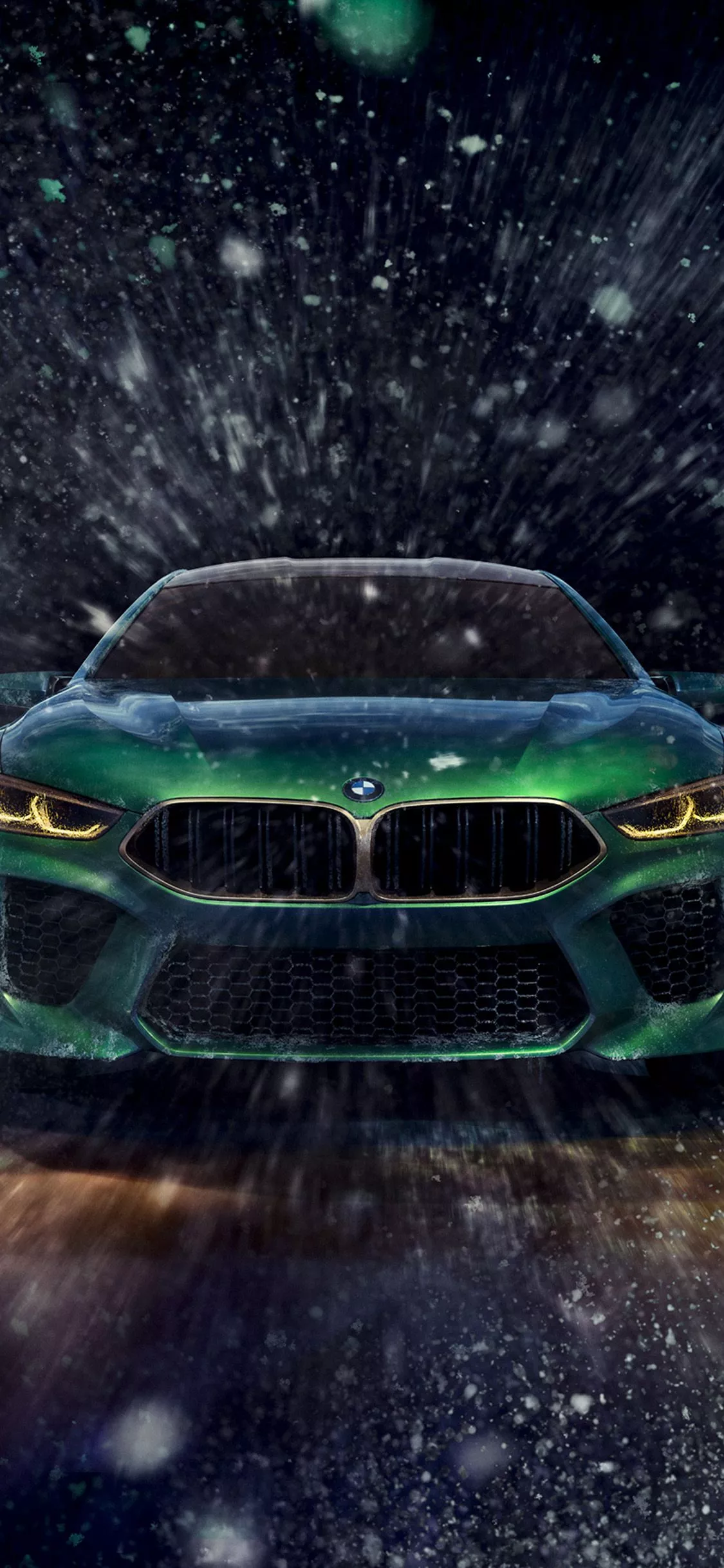 Art Bmw Car Road Wallpaper