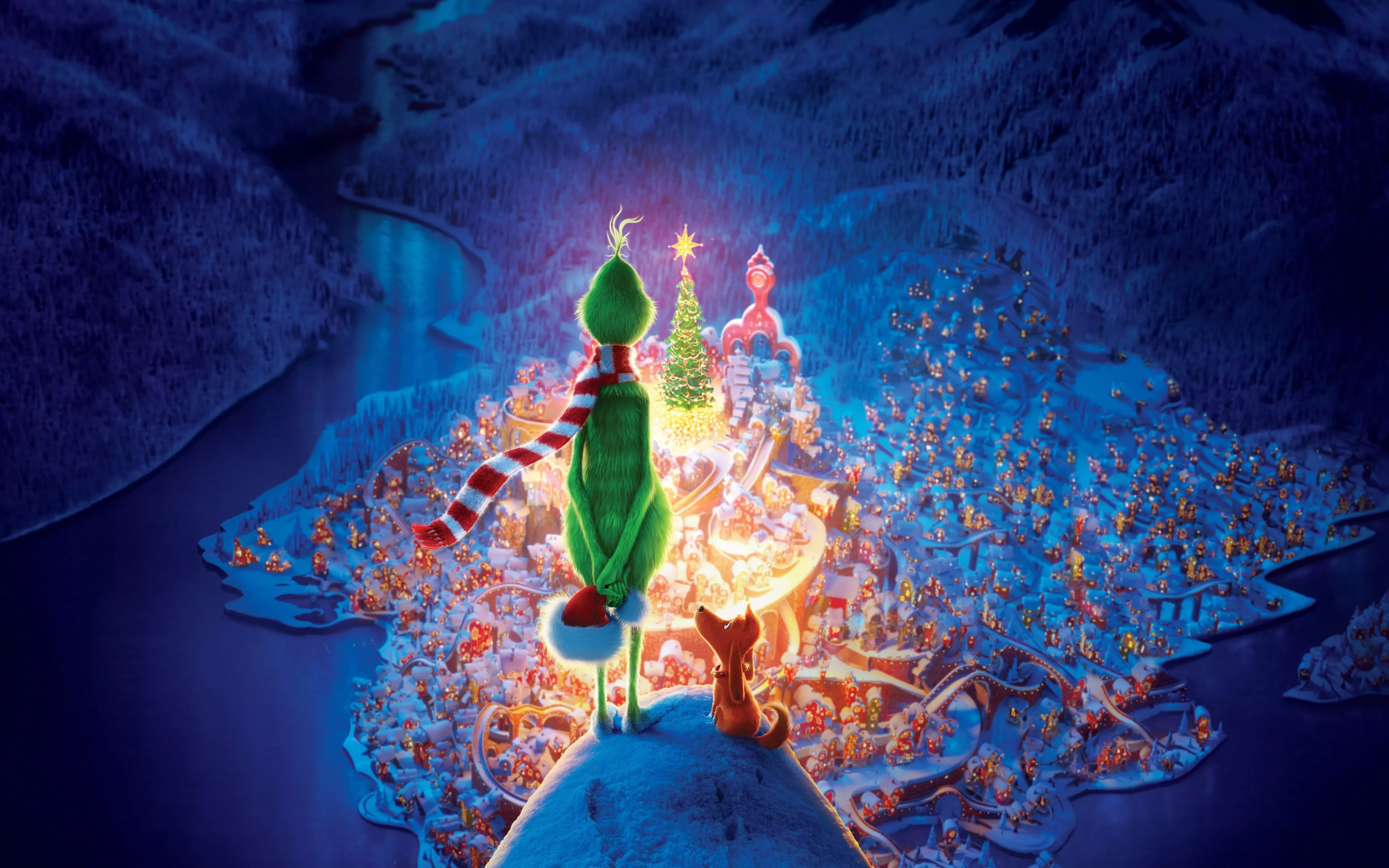 Download wallpaper 3840x2400 the grinch, movie, christmas, animation movie, 2018 4k wallaper, 4k ultra HD 16:10 wallpaper, 3840x2400 HD background, 14817