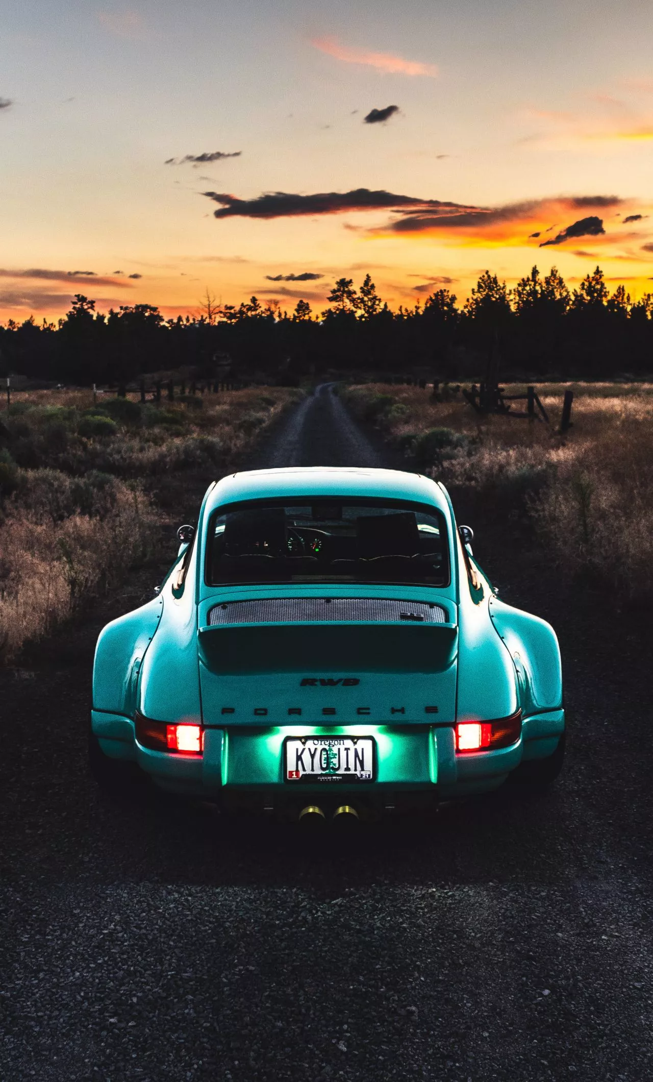 wallpaper 1280x2120 rwb porsche