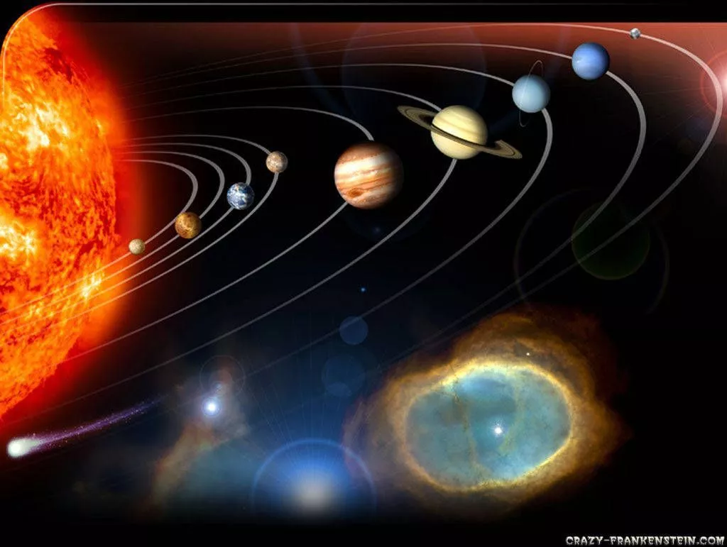 Planet Revolves Around Sun Wallpaper