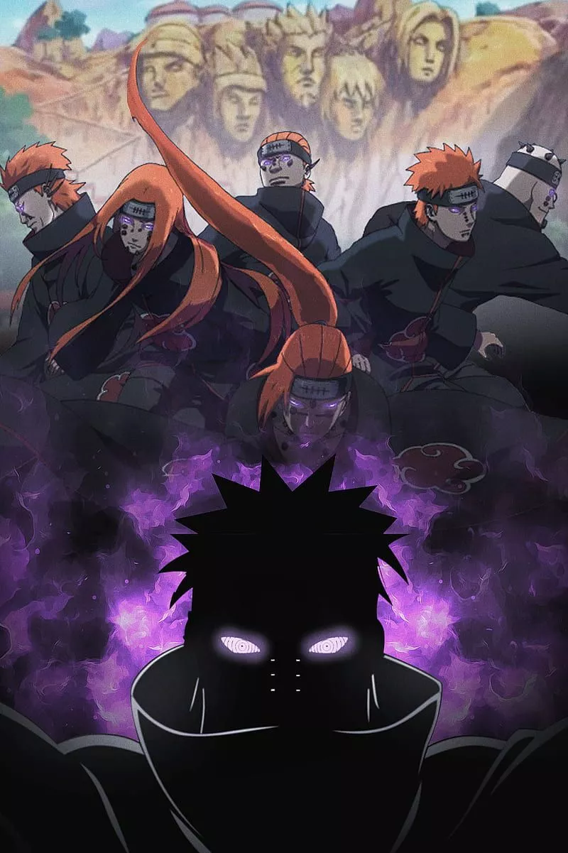 PAIN, akatsuki, pain, shippuden, HD