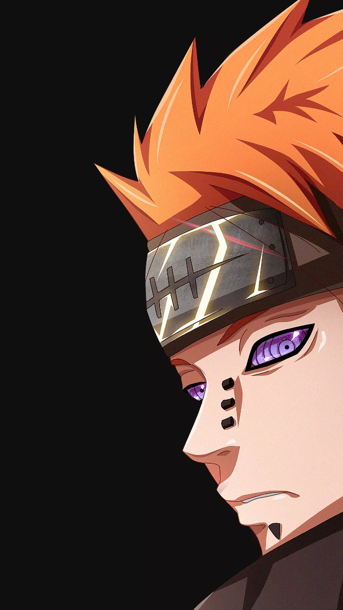 Nagato Wallpaper 4K, Pain, Naruto, Dark