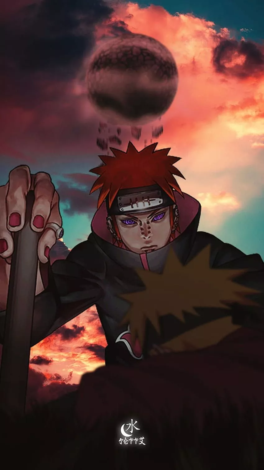 Naruto Pain Mobile HD phone wallpaper
