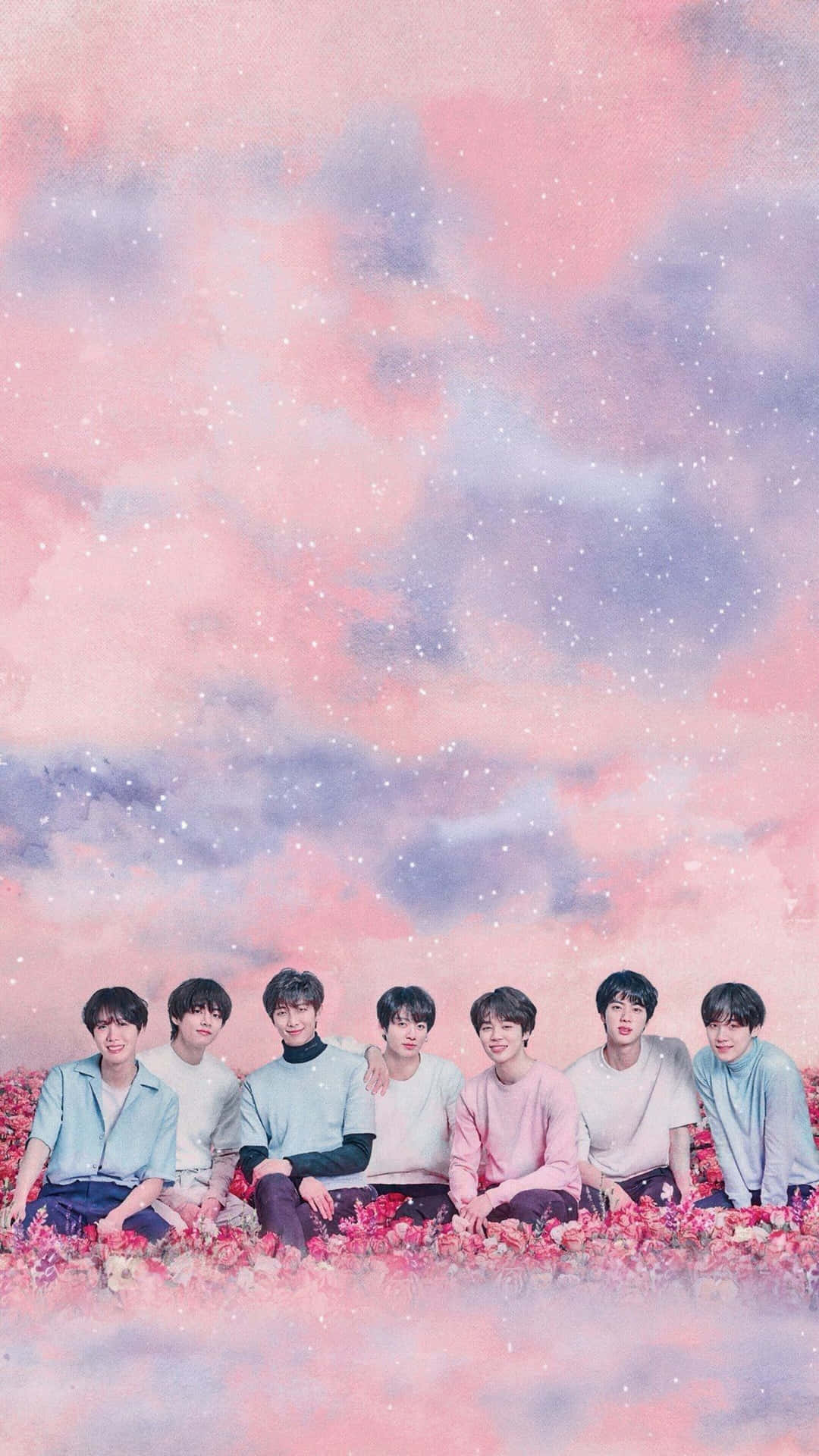 Pastel Bts iPhone Wallpaper