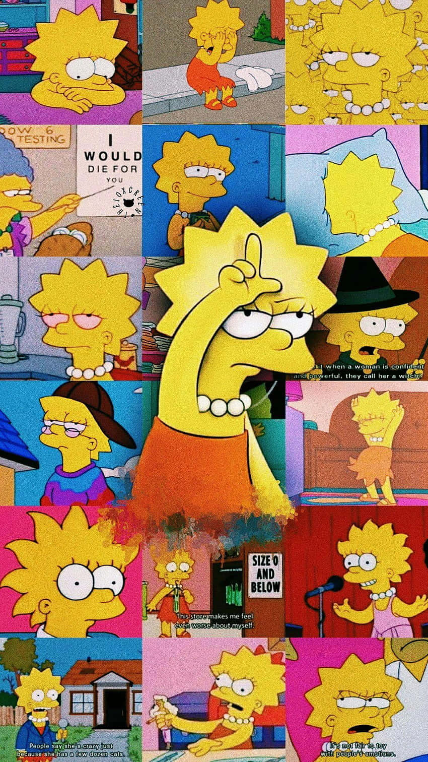 Download Sad Lisa Simpson With Her