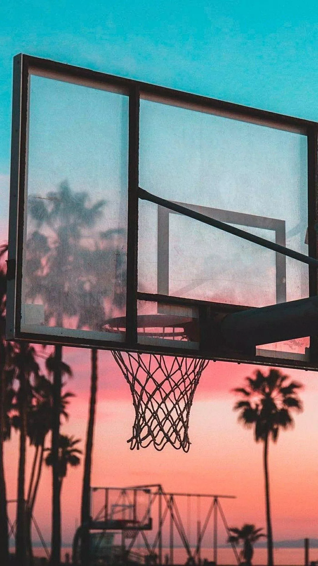 Basketball iPhone Court By The Sea