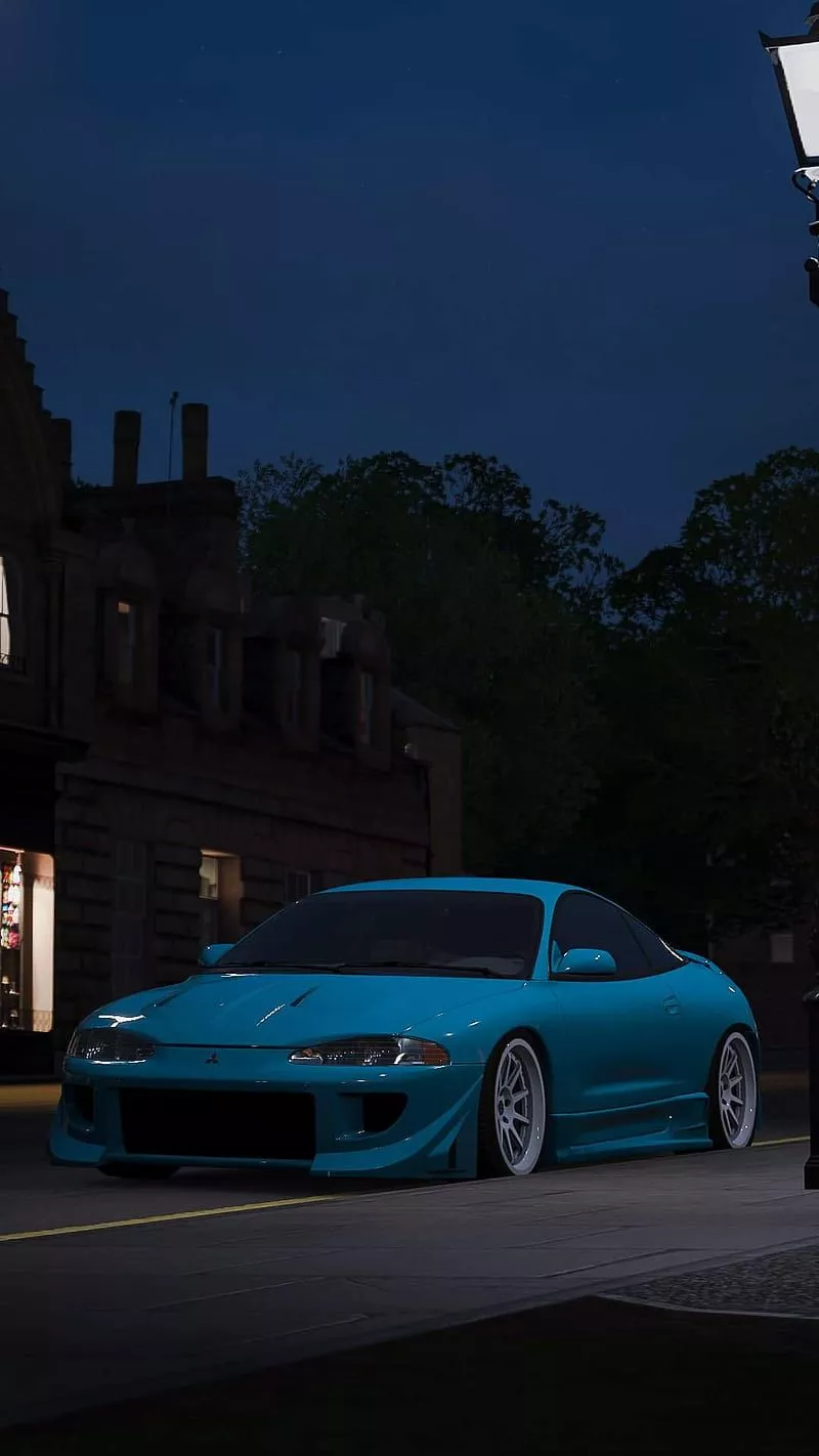 Mitsubishi eclipse, car, carros, forza