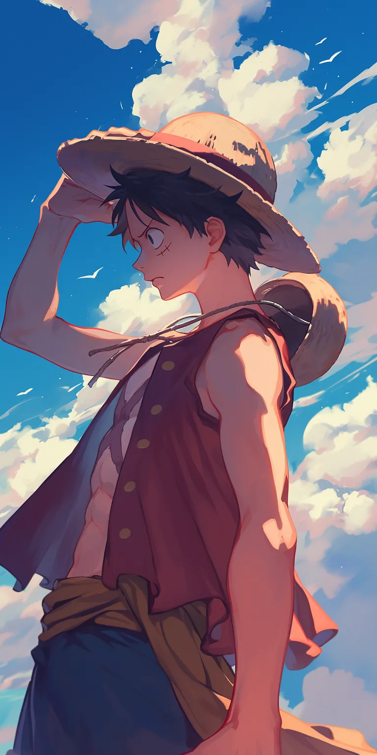 Anime Wallpaper, Luffy, Whitebeard