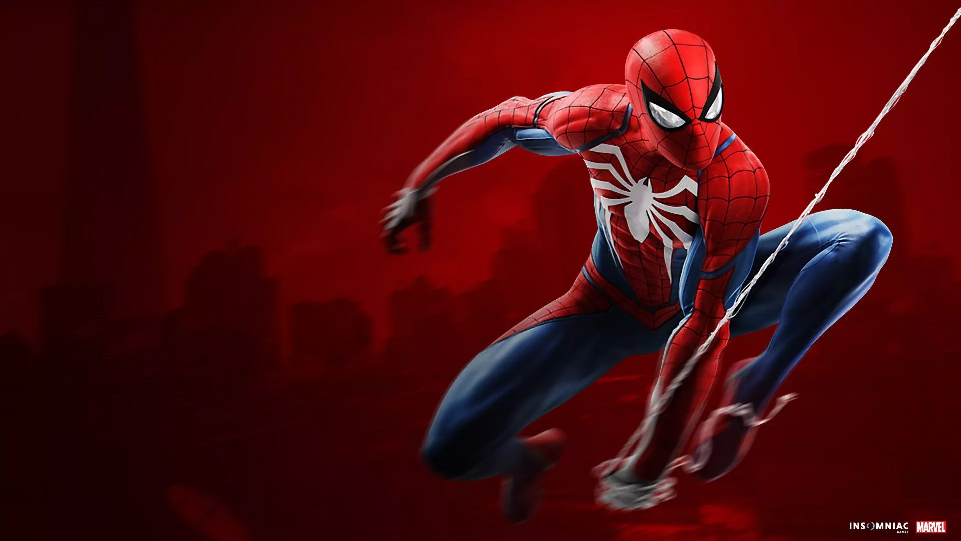 Spider Man game on PS4 1920x1080