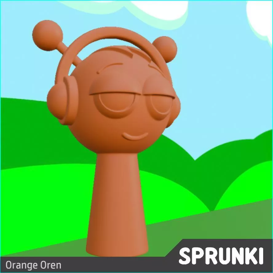 STL file Oren / INCREDIBOX SPRUNKI