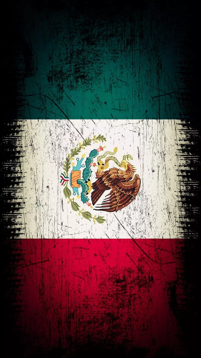 HD mexican flag grunge wallpaper